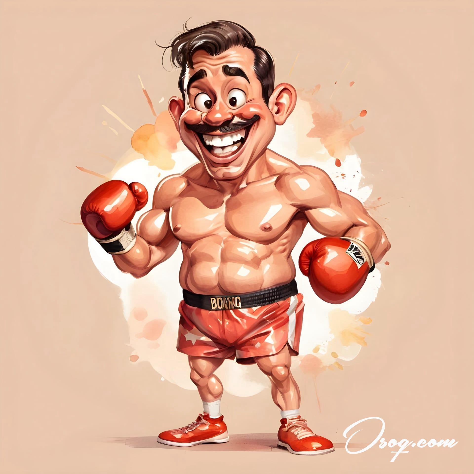 Boxing caricature 15