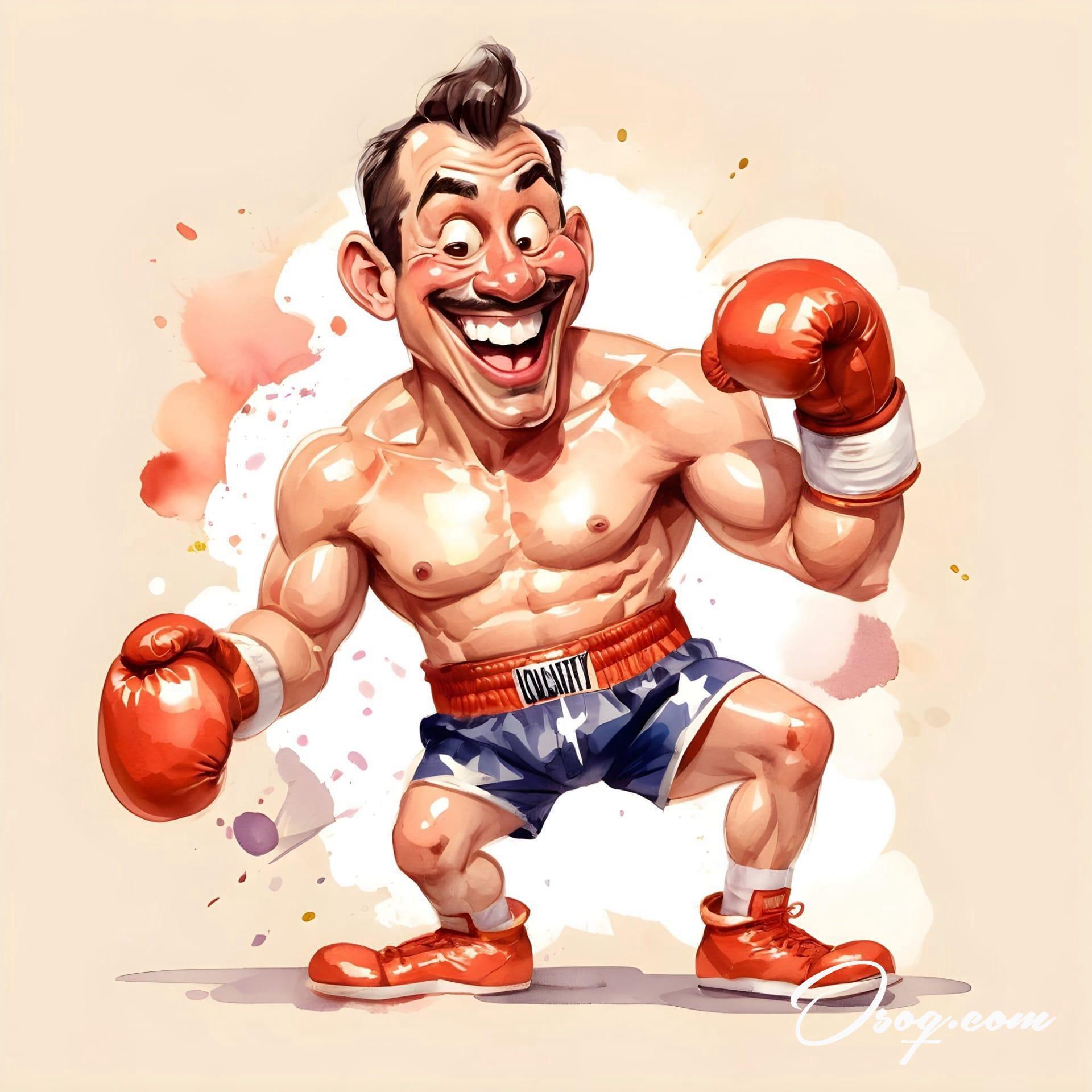 Boxing caricature 16