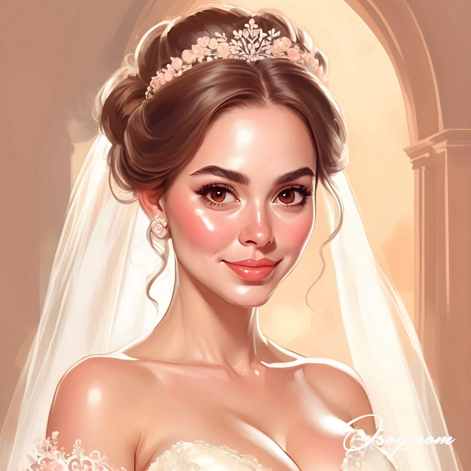 Bride caricature 01