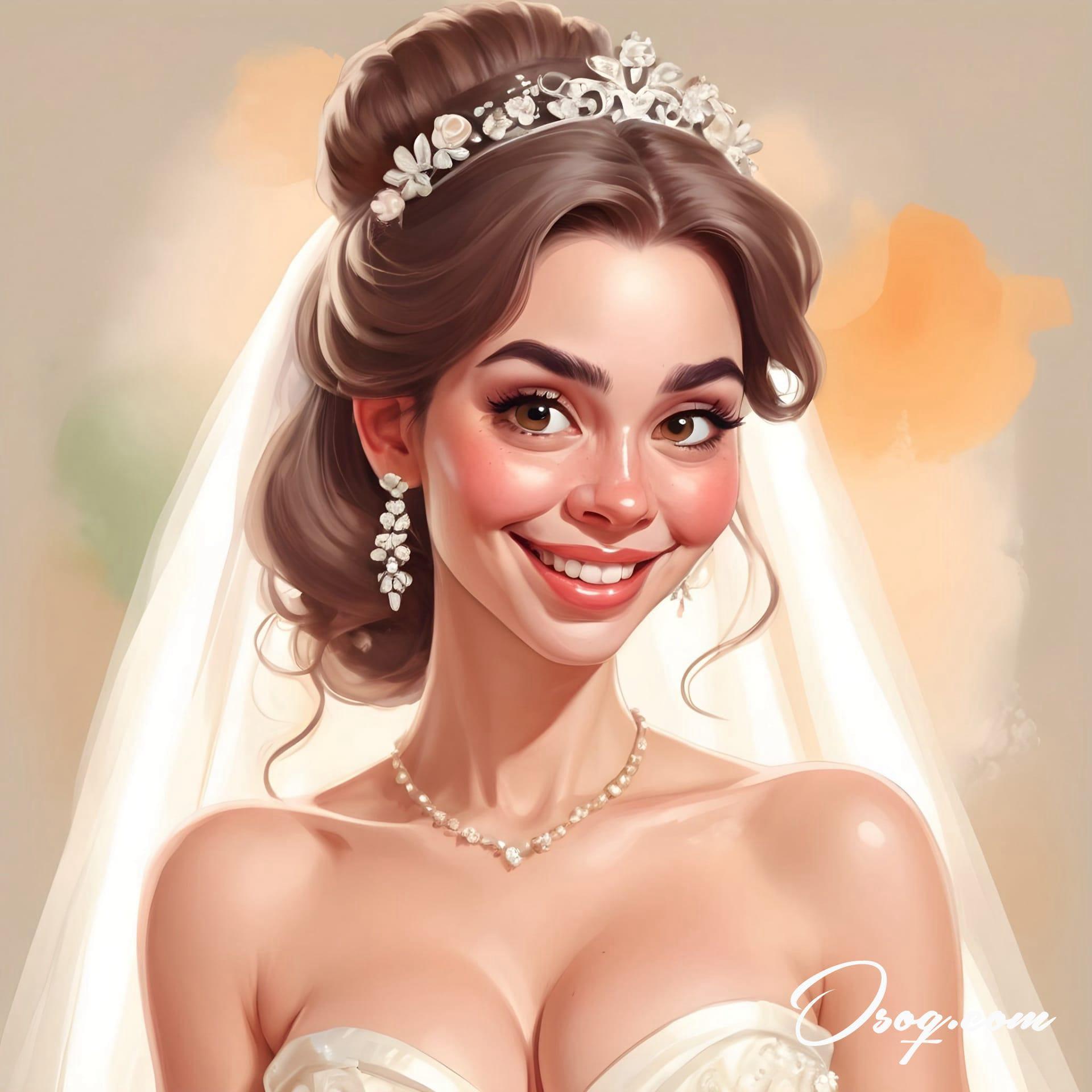 Bride caricature 02