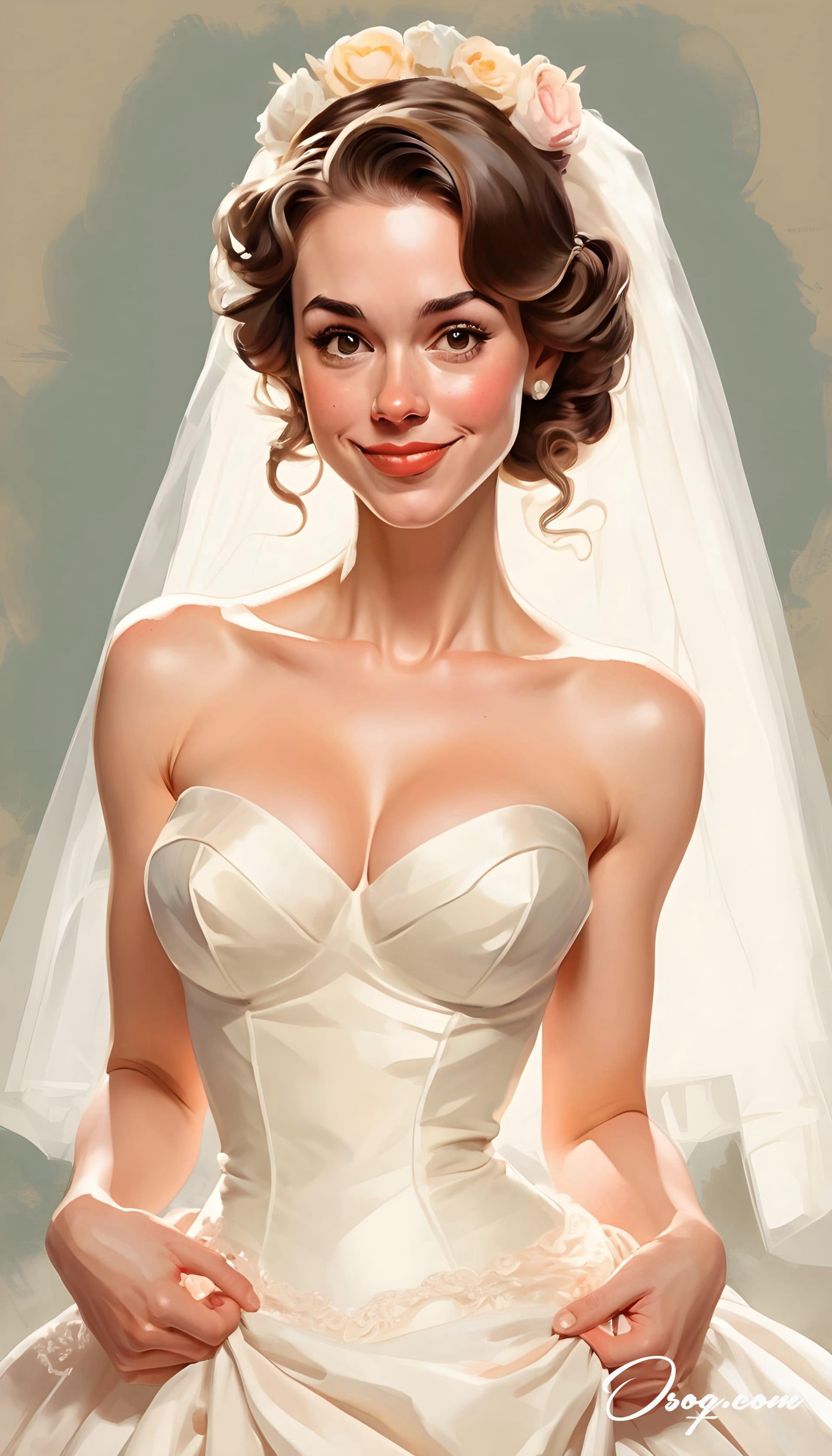 Bride caricature 03