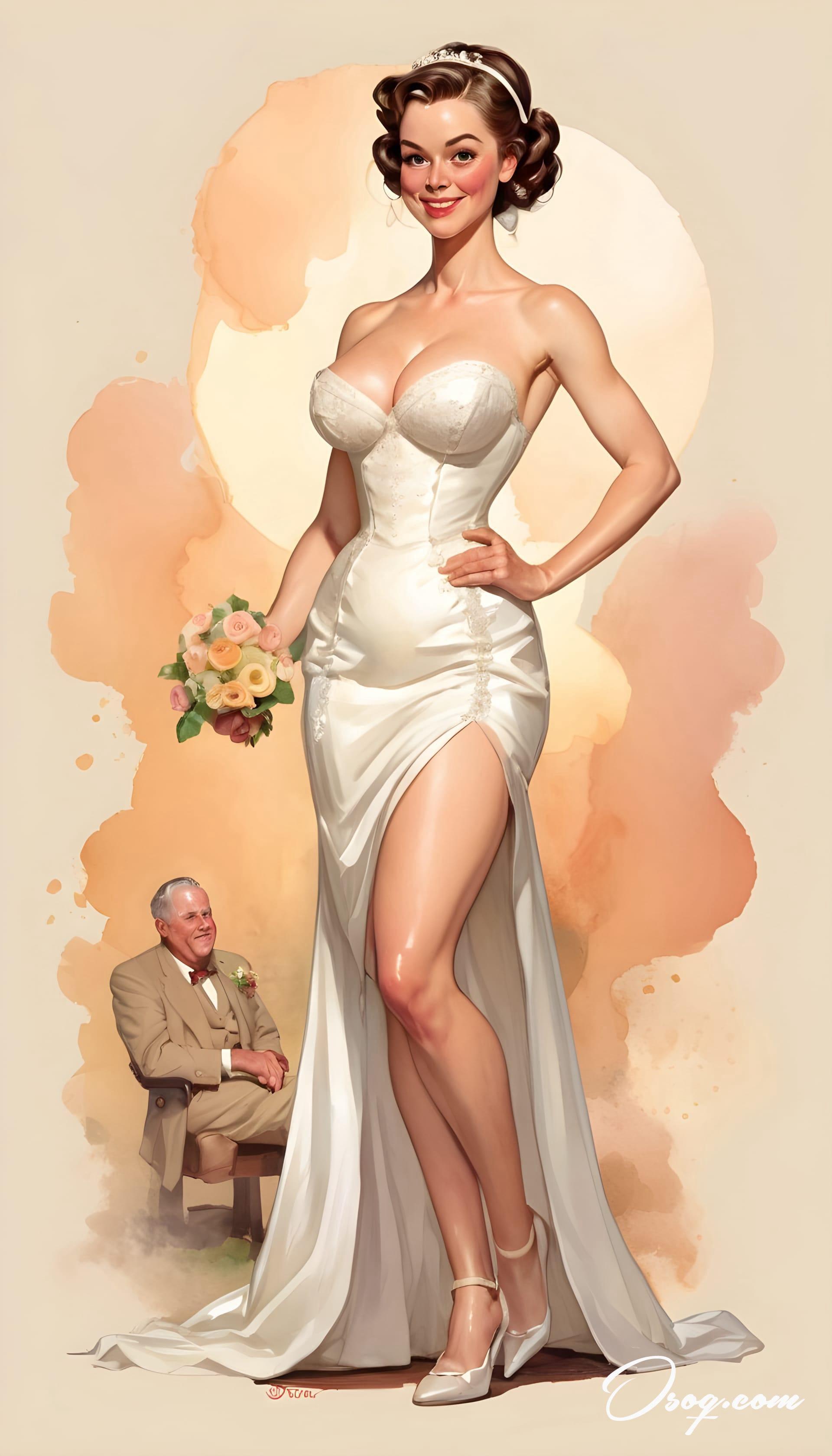 Bride caricature 06