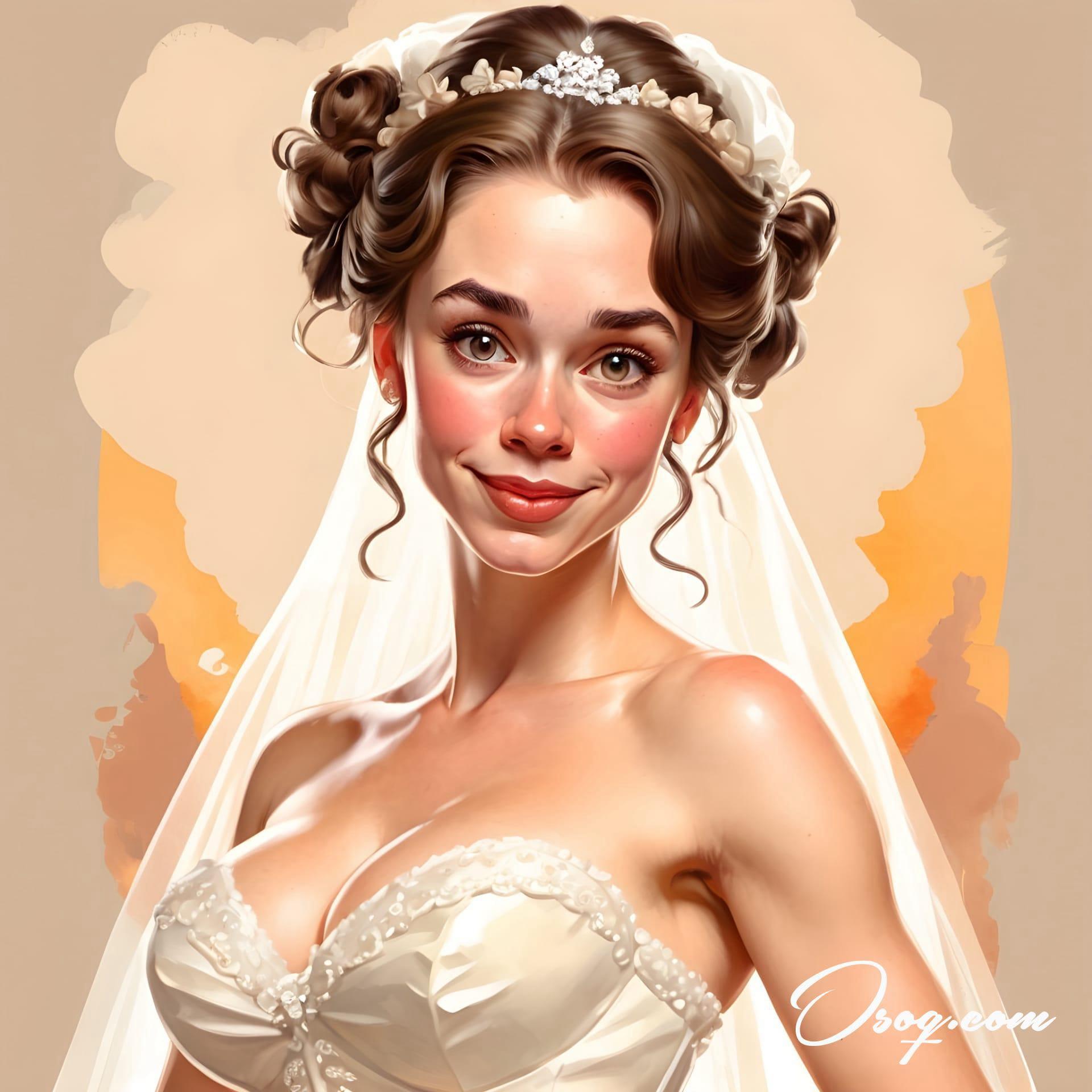 Bride caricature 08