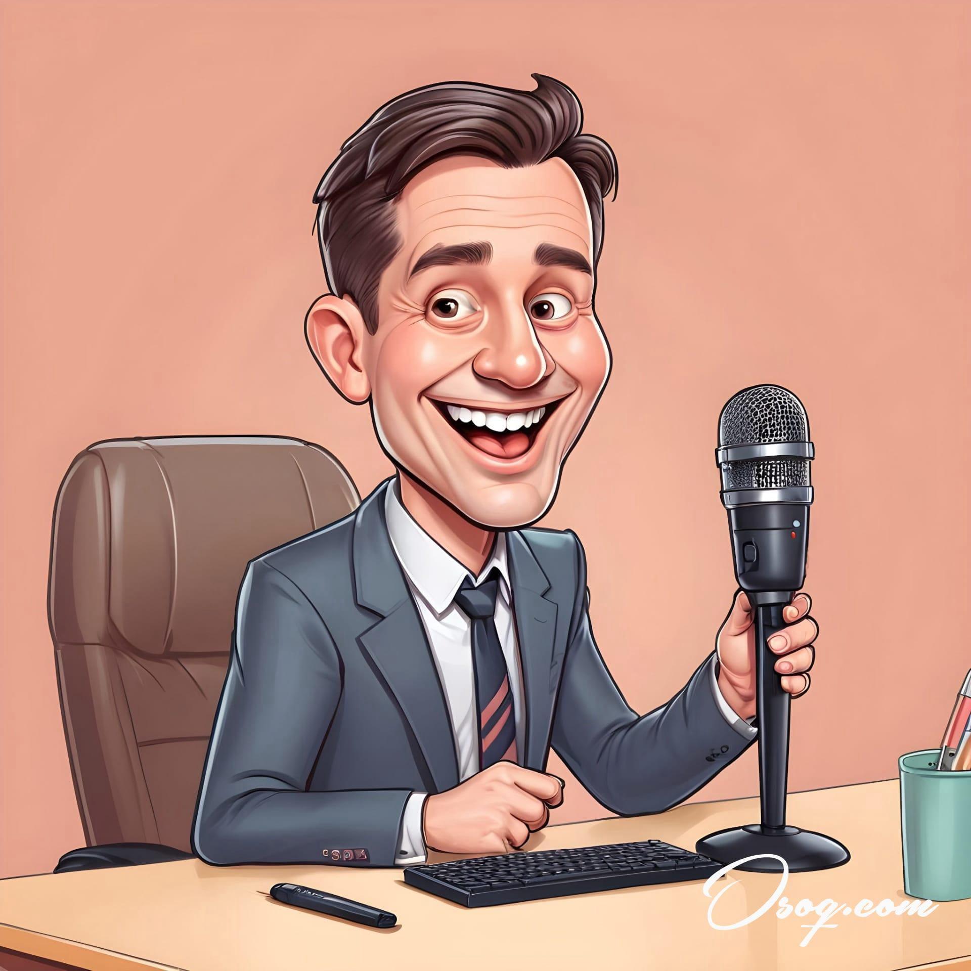 Broadcaster caricature 03