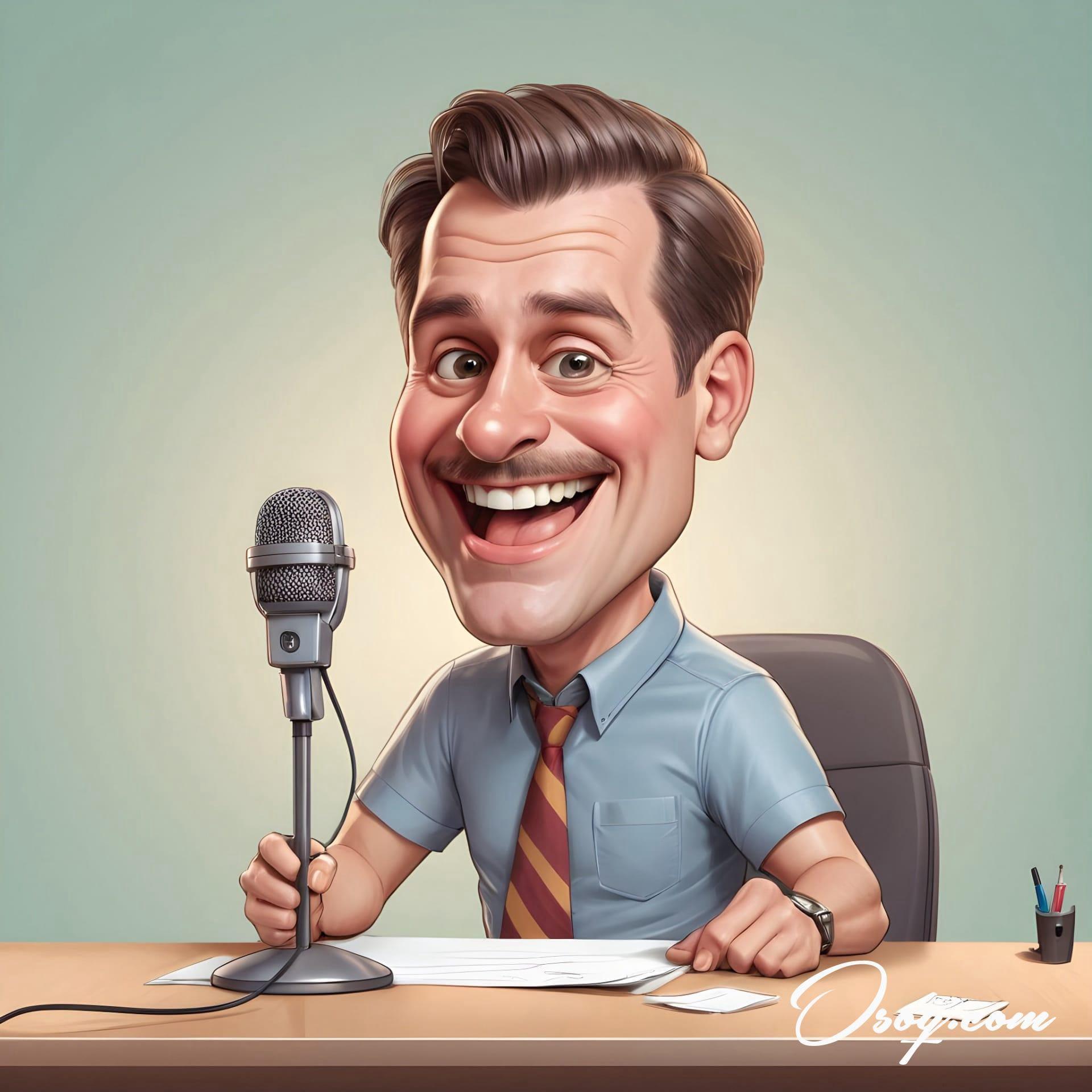 Broadcaster caricature 09