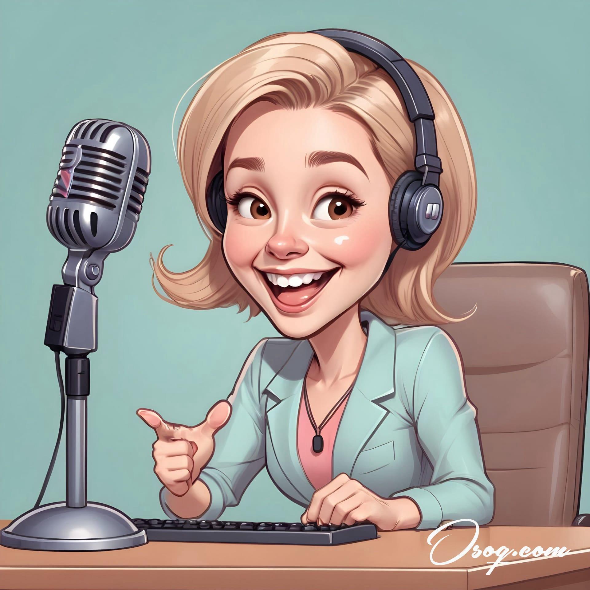 Broadcaster caricature 10