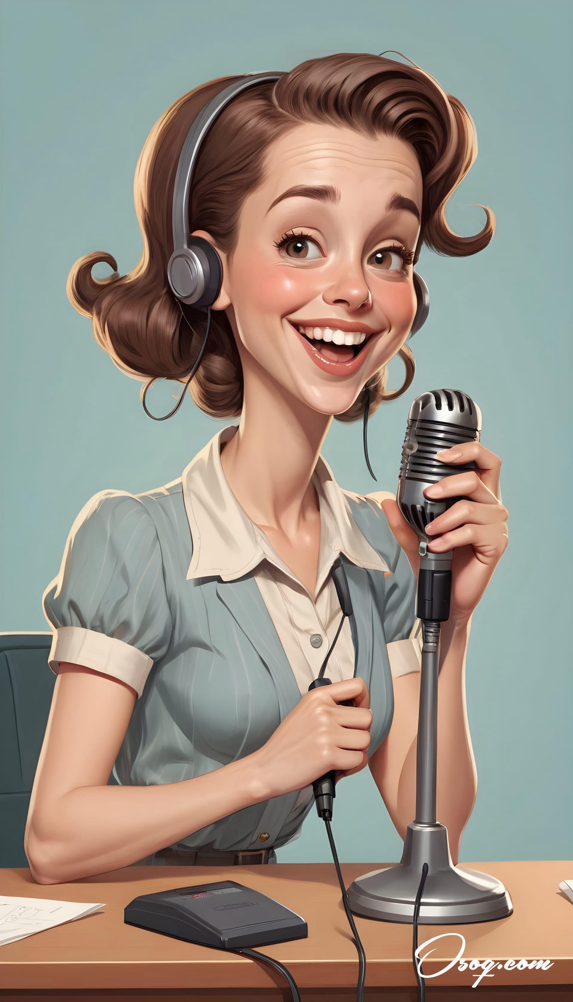 Broadcaster caricature 11