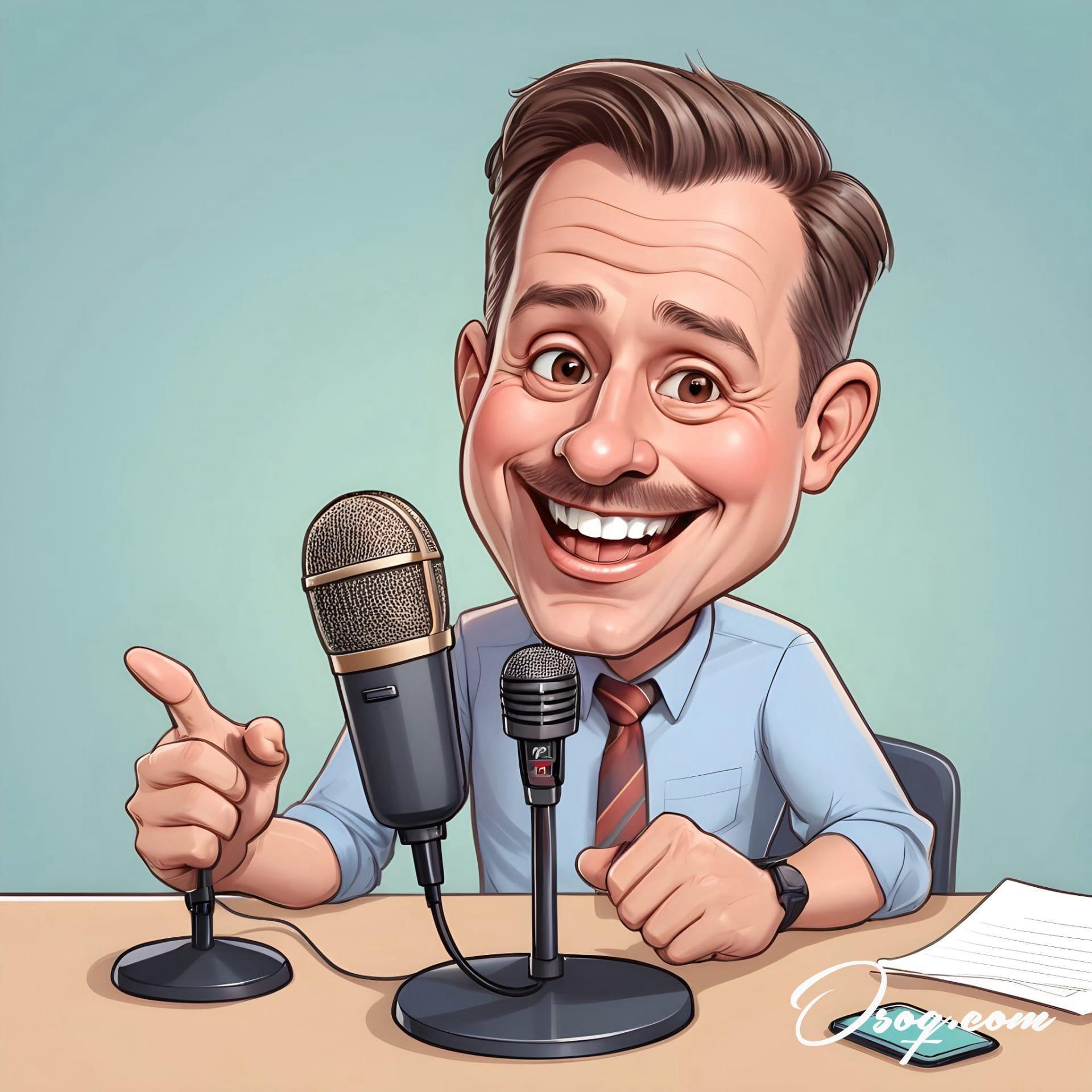 Broadcaster caricature 20