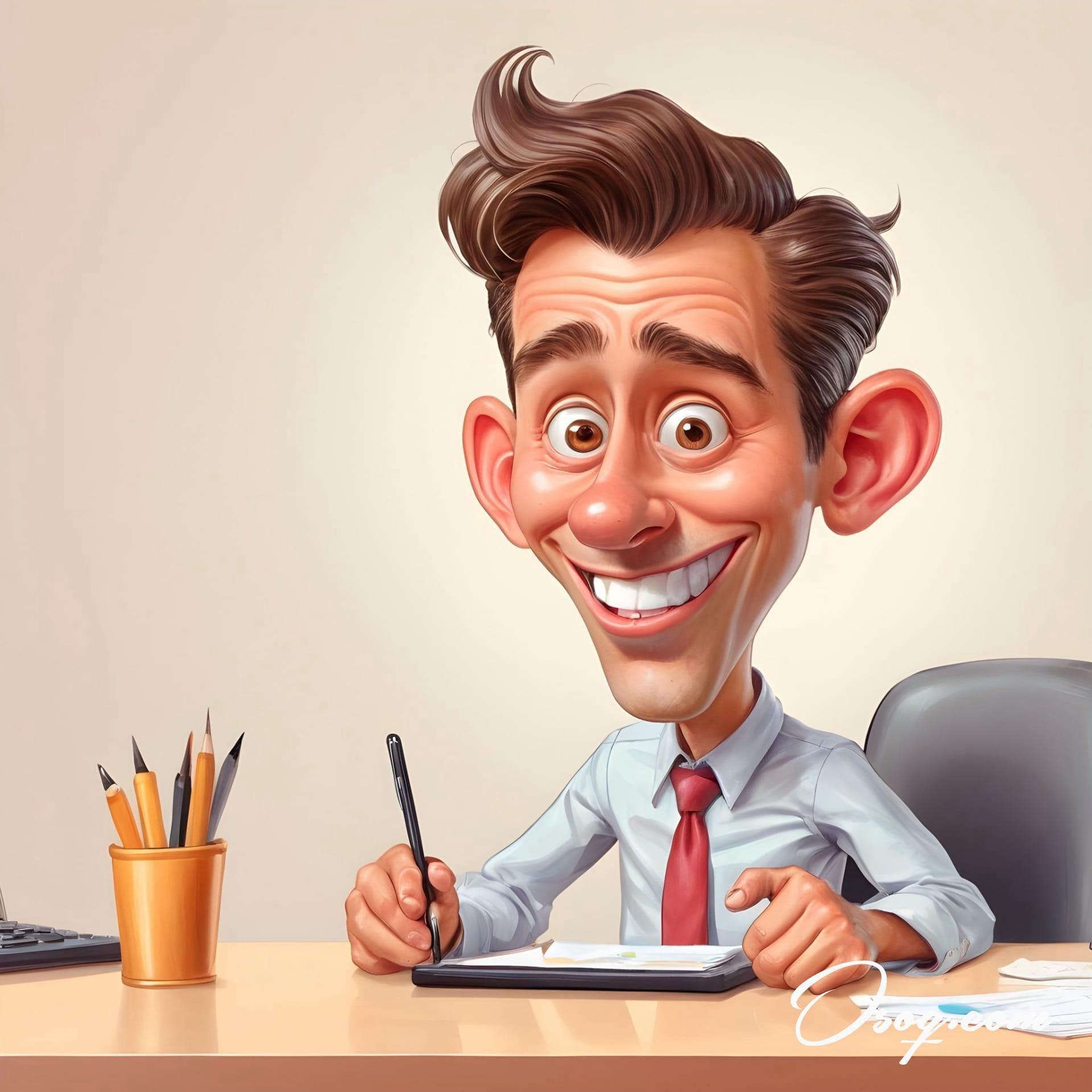 Businessman caricature 16