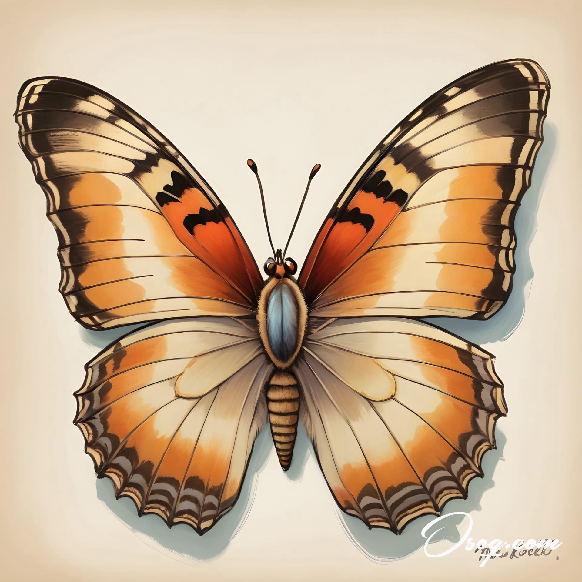 Butterfly caricature 13