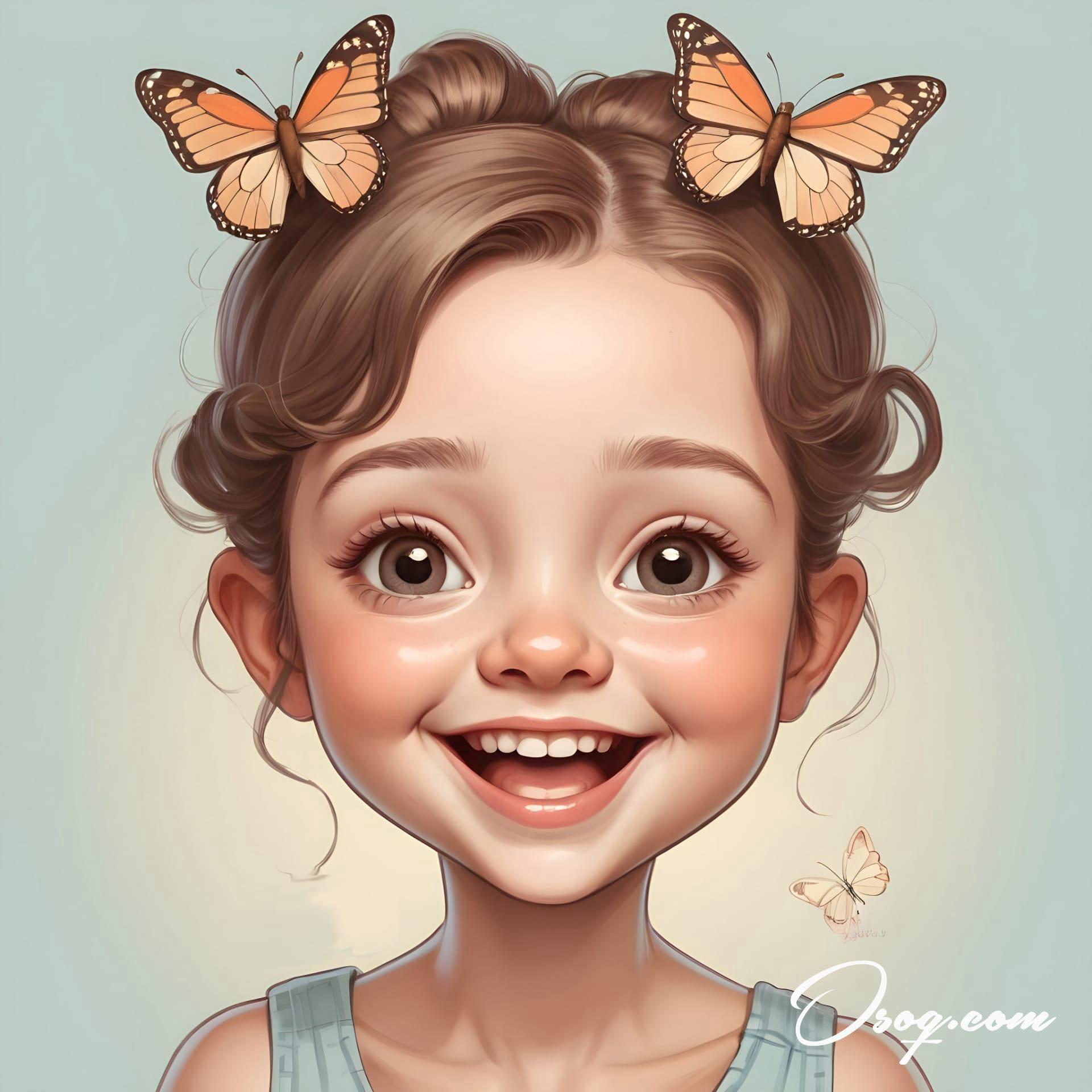 Butterfly caricature 18