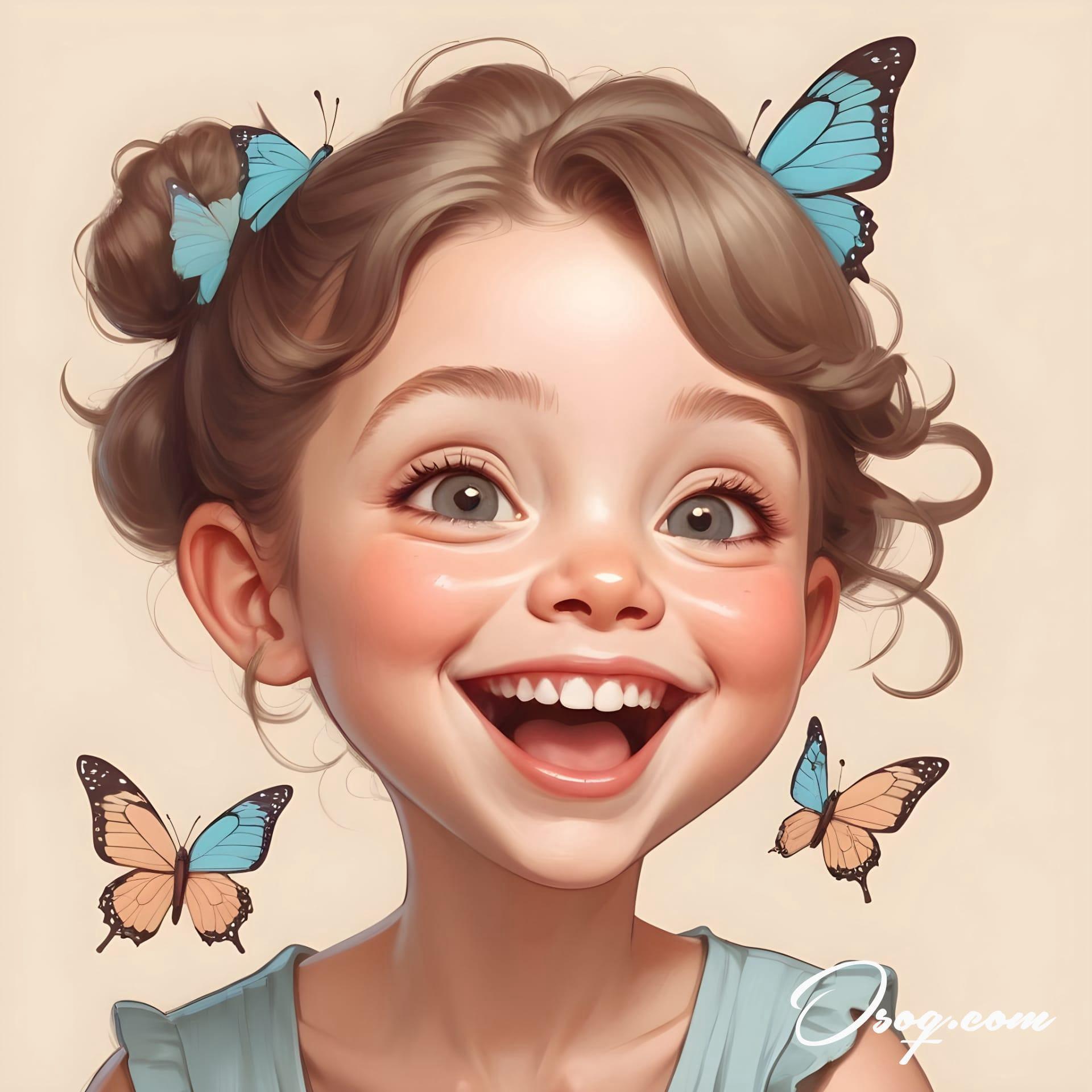 Butterfly caricature 20