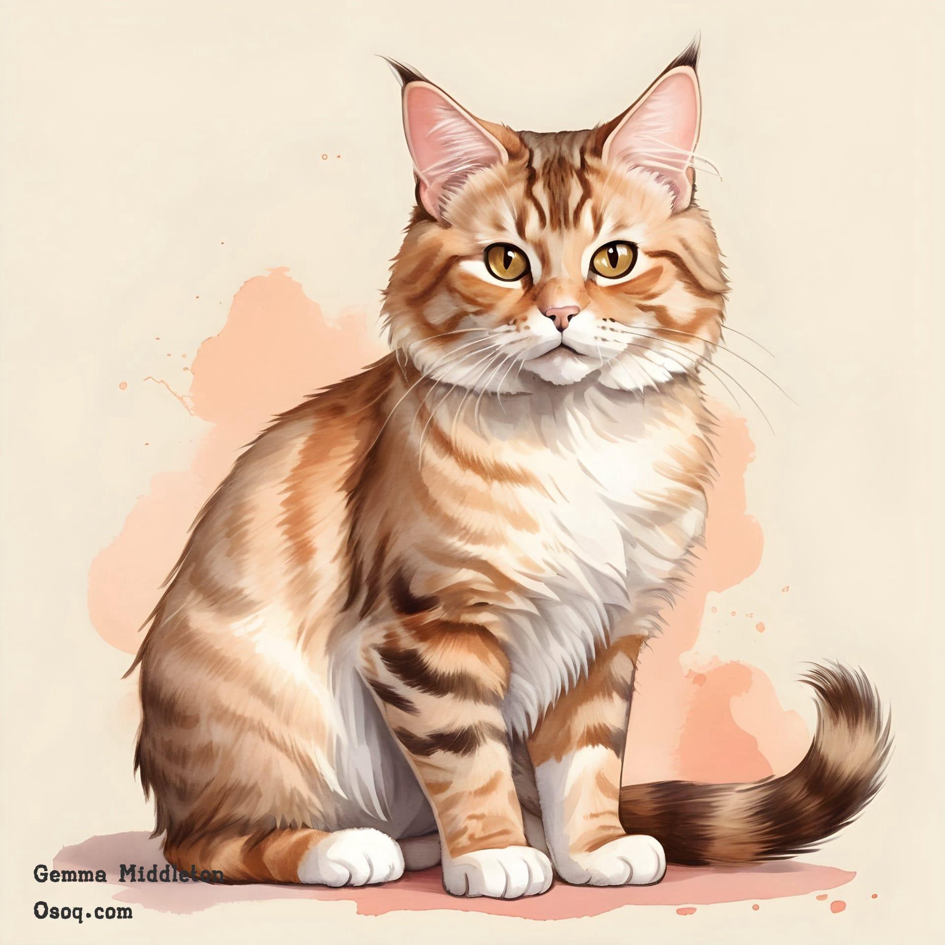 Caricature cat 01