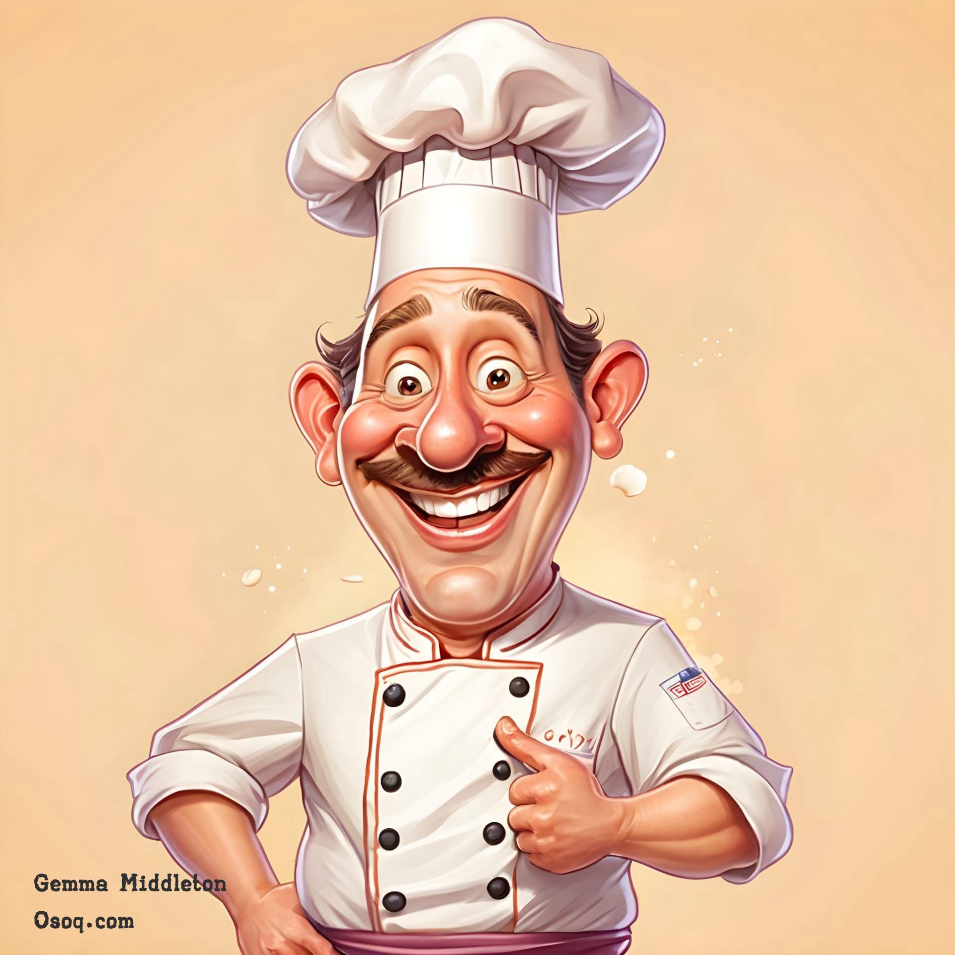 Caricature chef 03