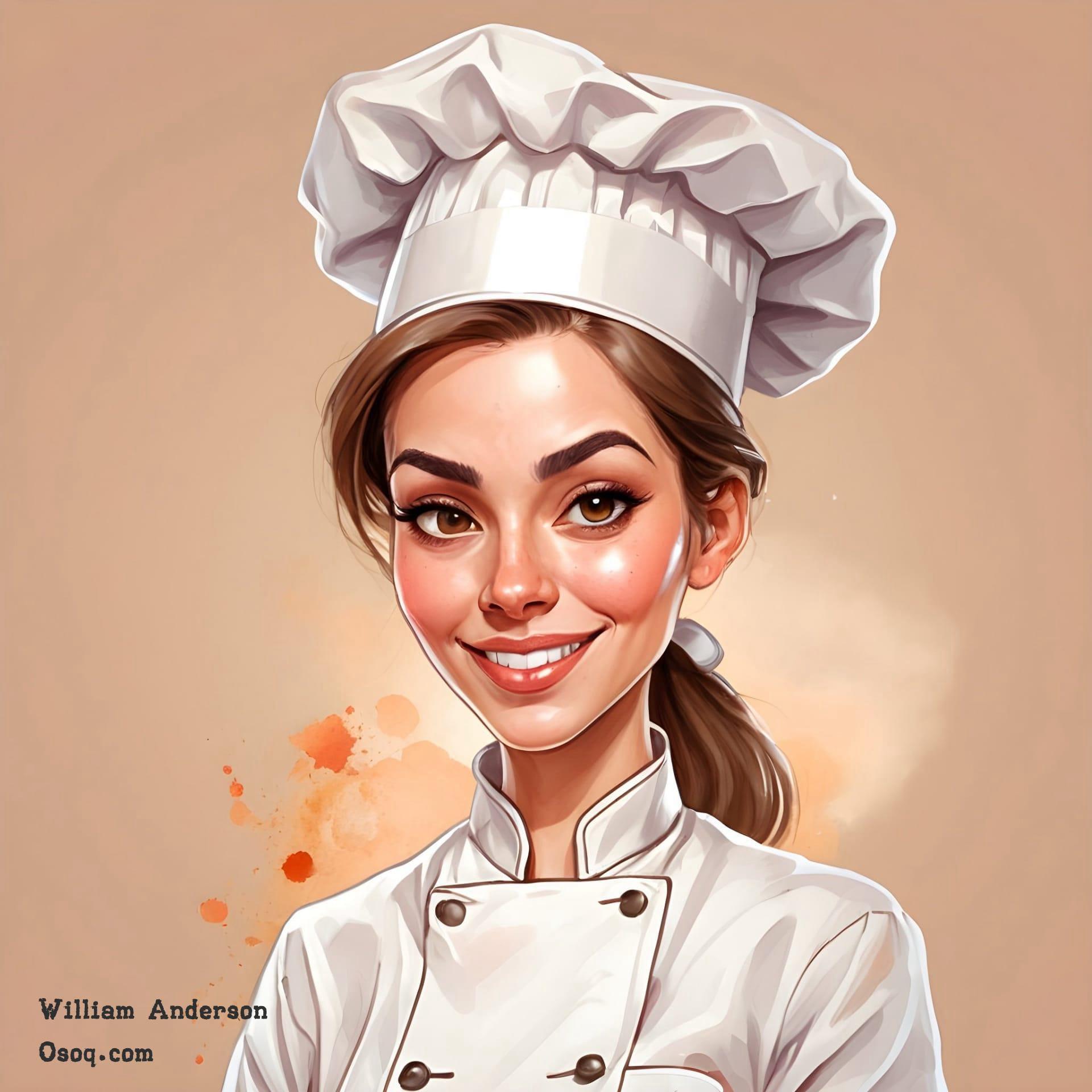 Caricature chef 08