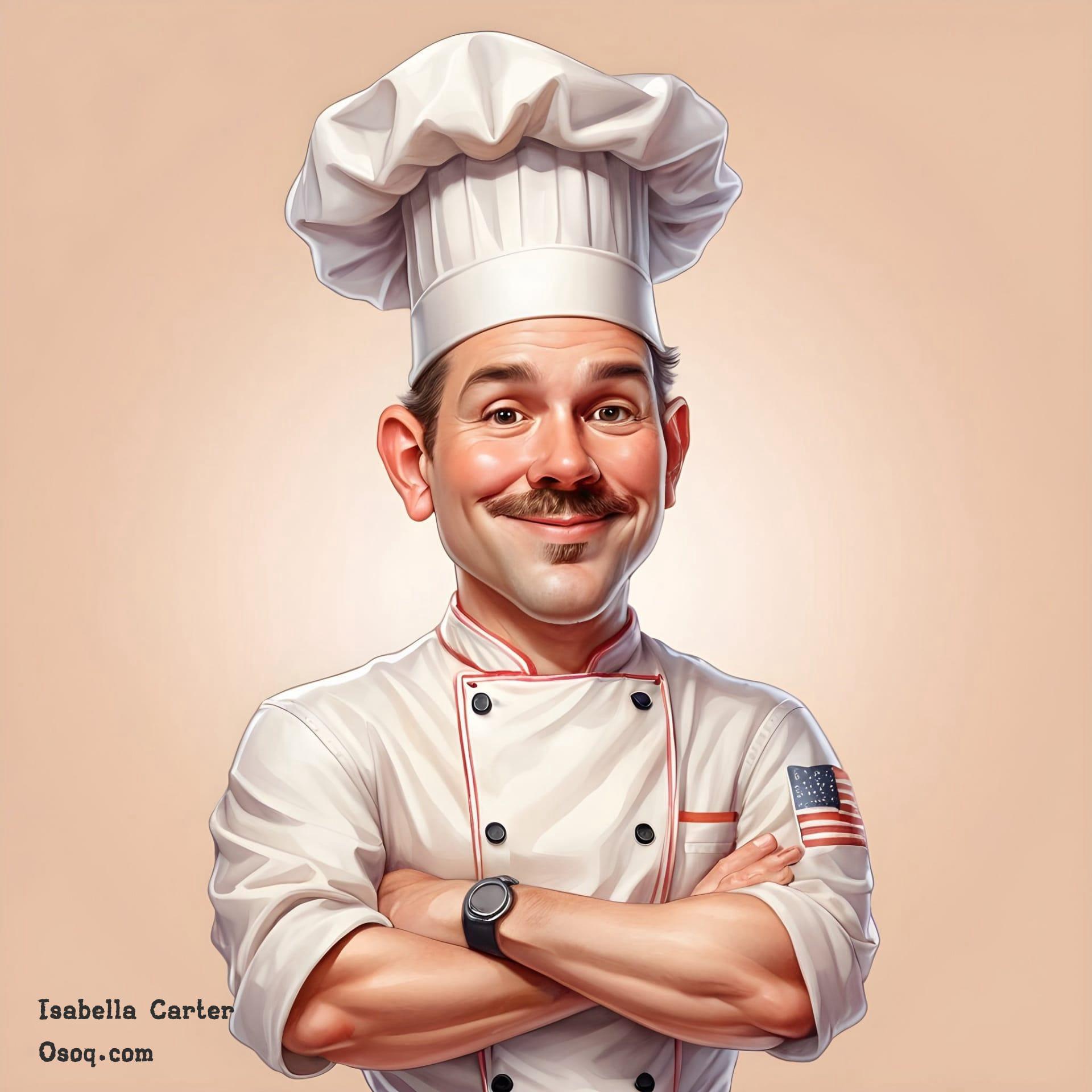 Caricature chef 10