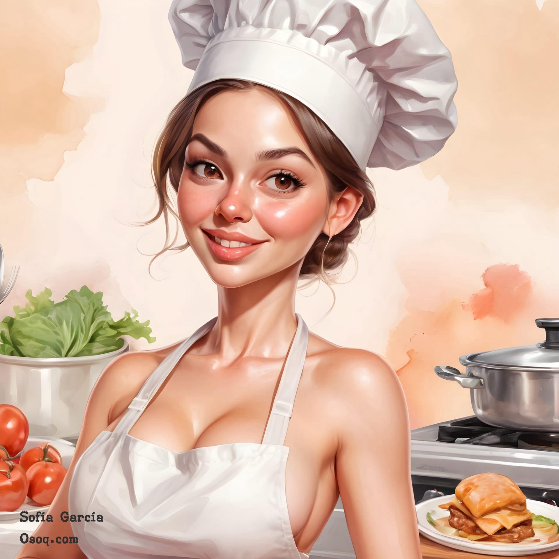 Caricature chef 15