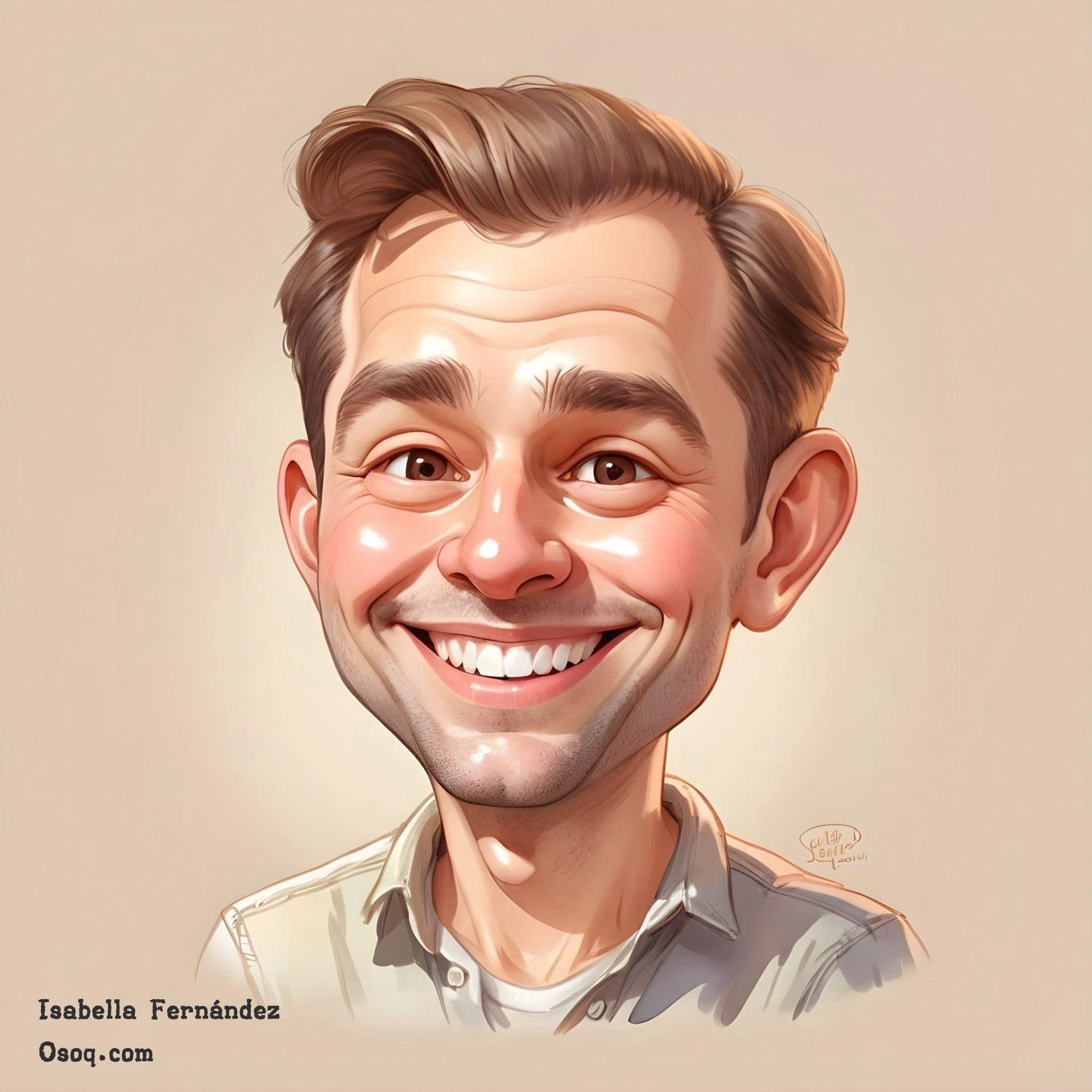 Caricature drawing artist 06