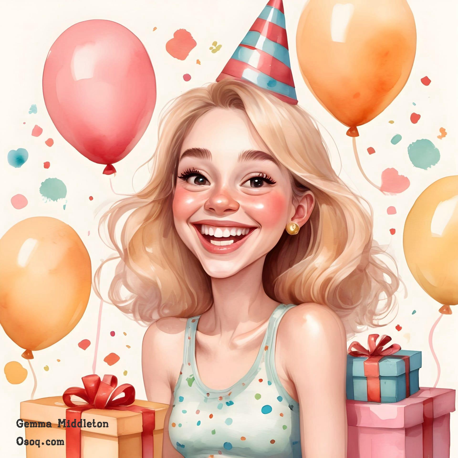 Caricature happy birthday 02