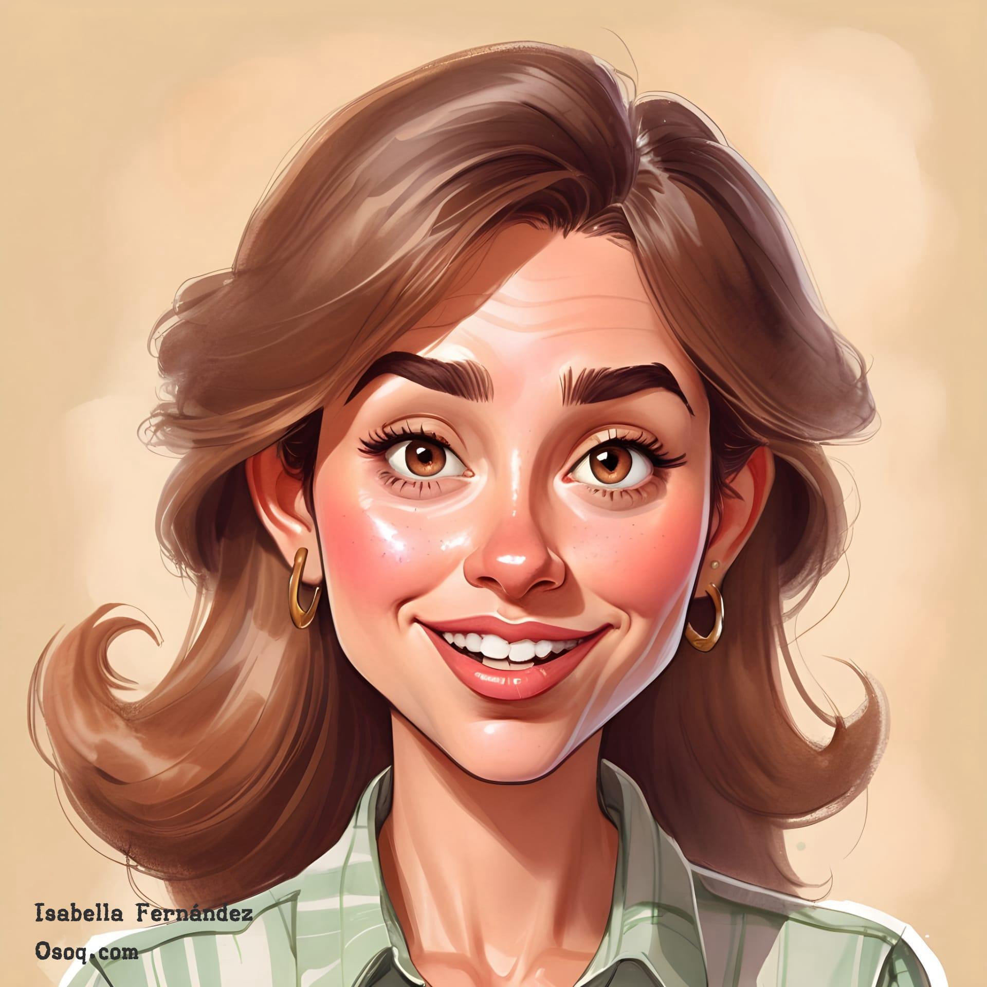 Caricature lady 06