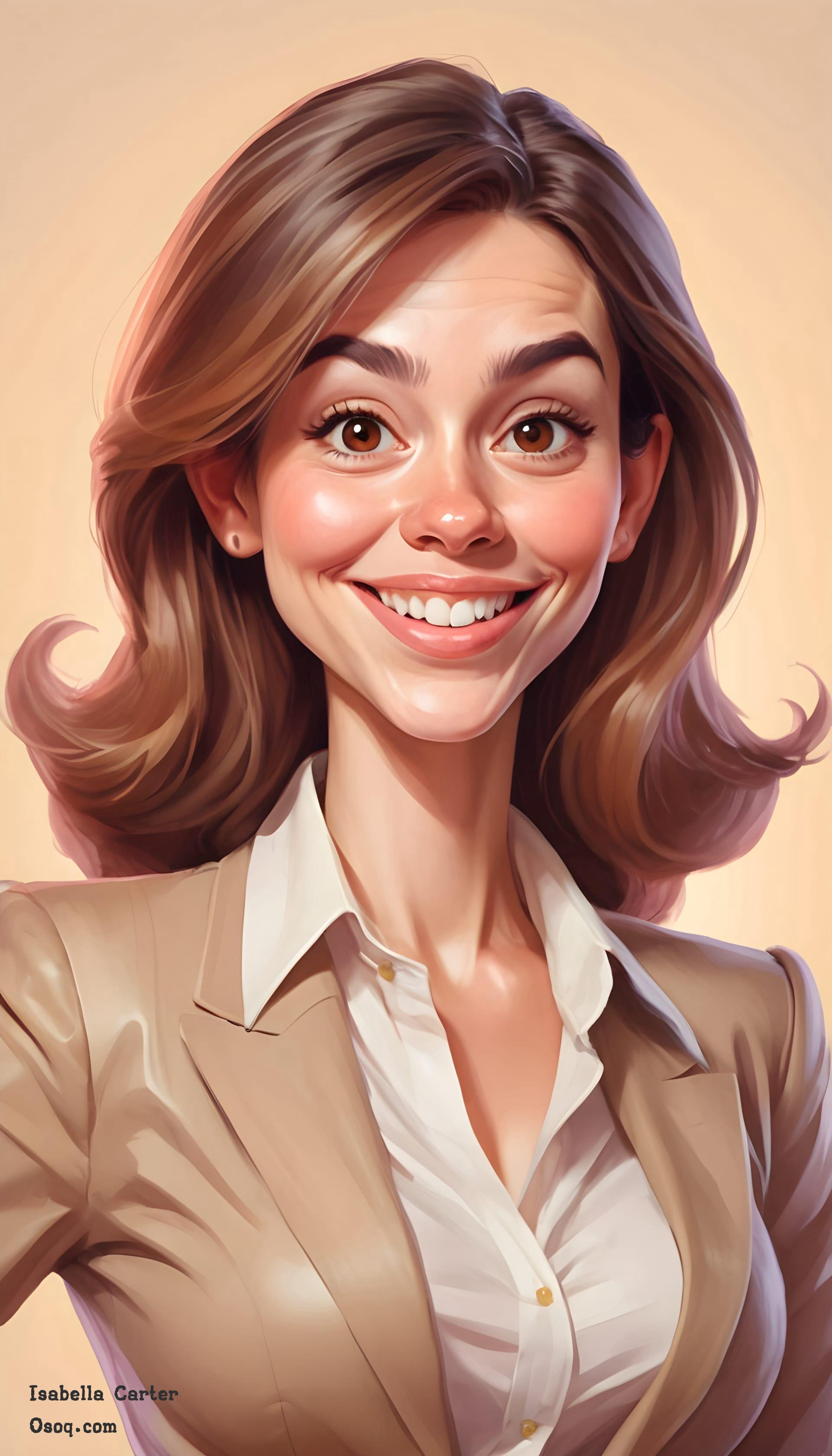 Caricature lady 09