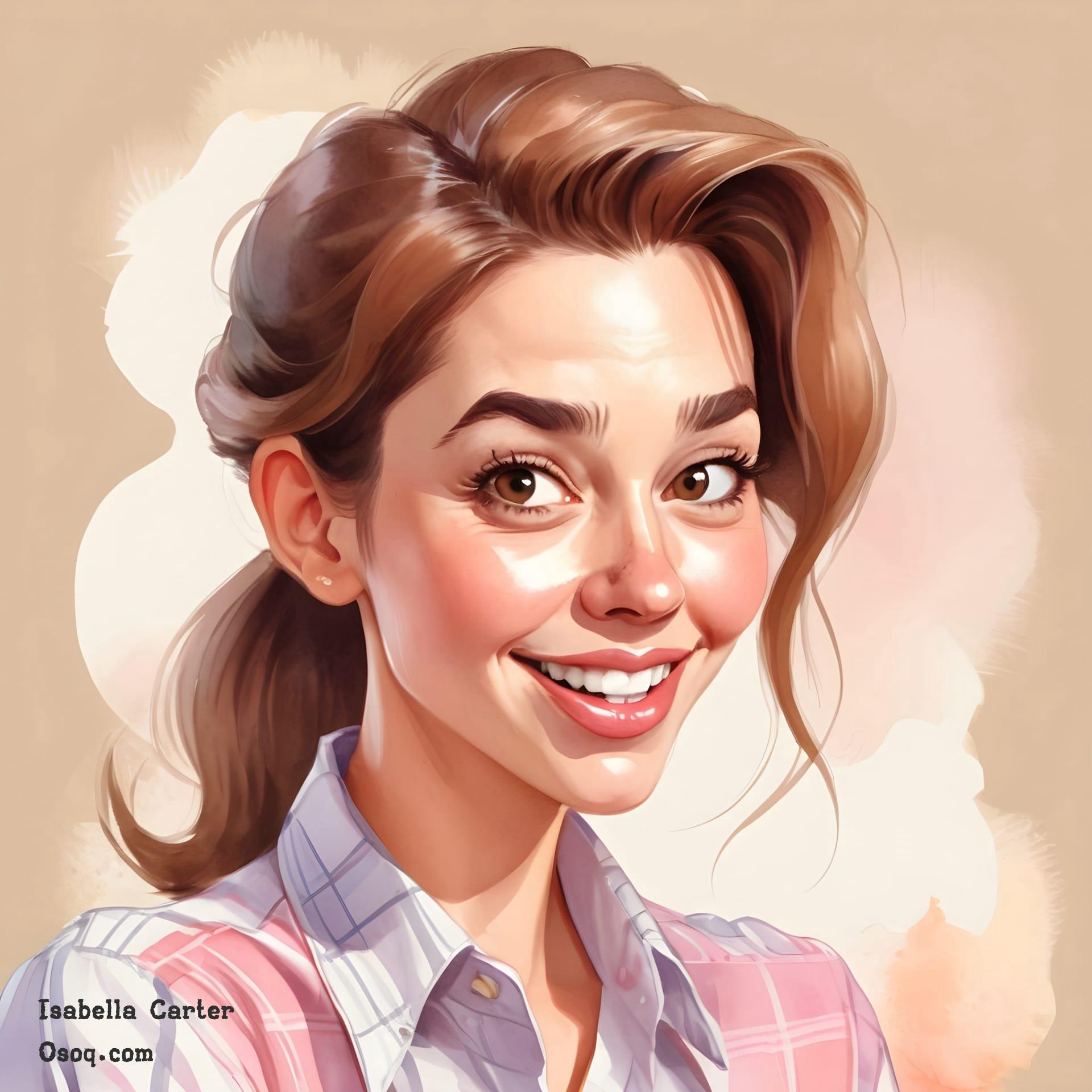 Caricature lady 10