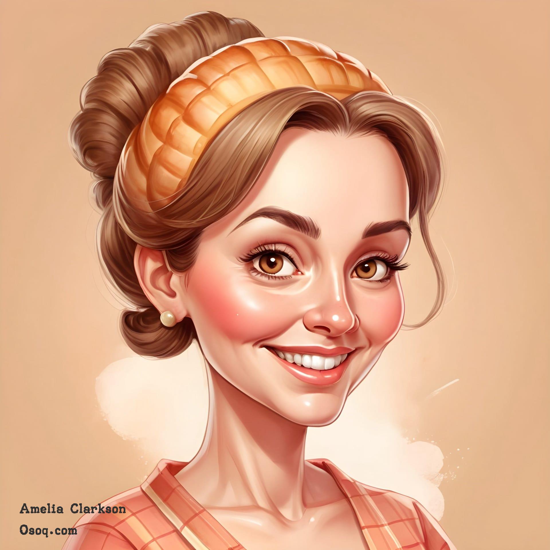 Caricature lady 18