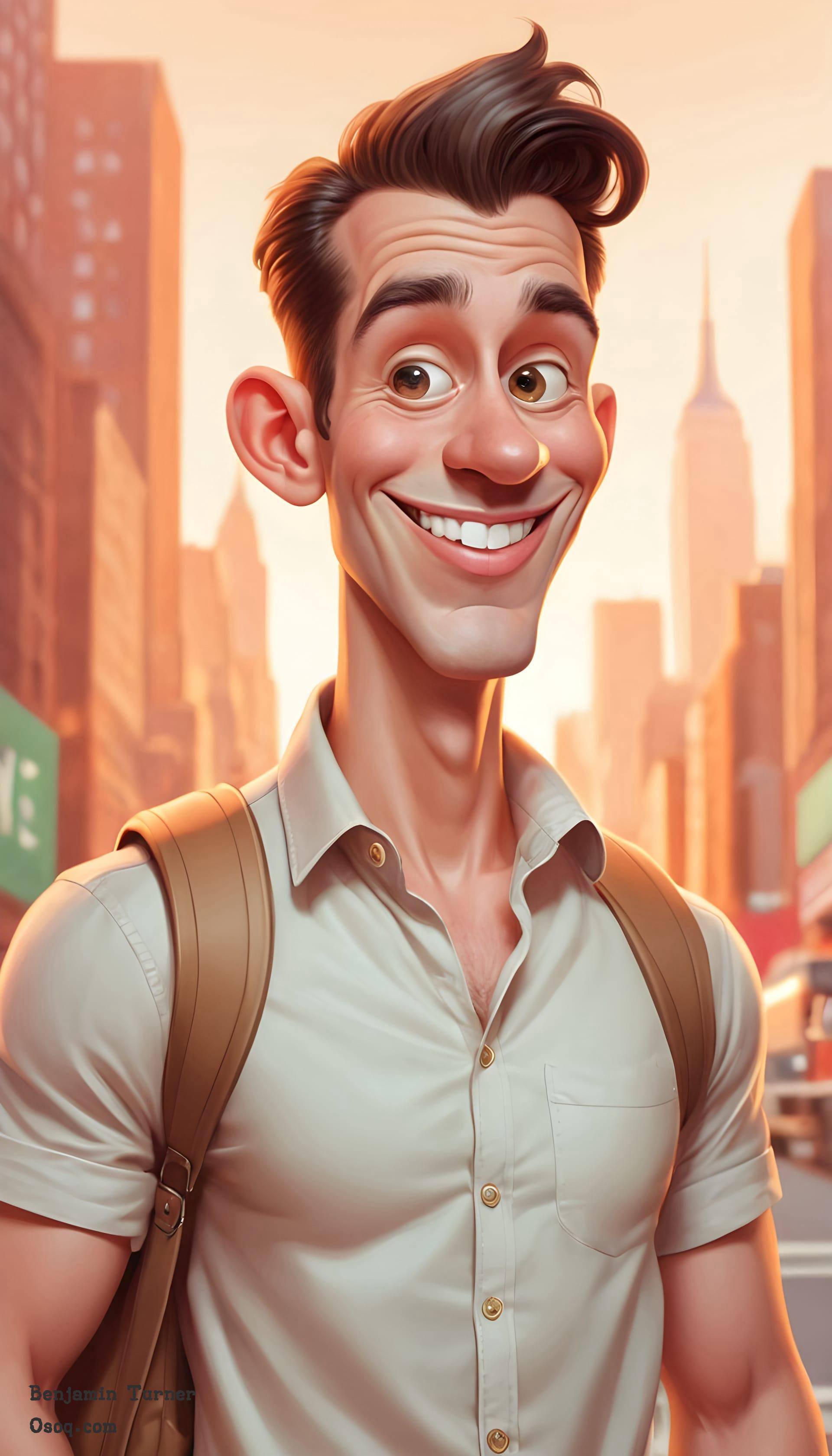 Caricature man 17