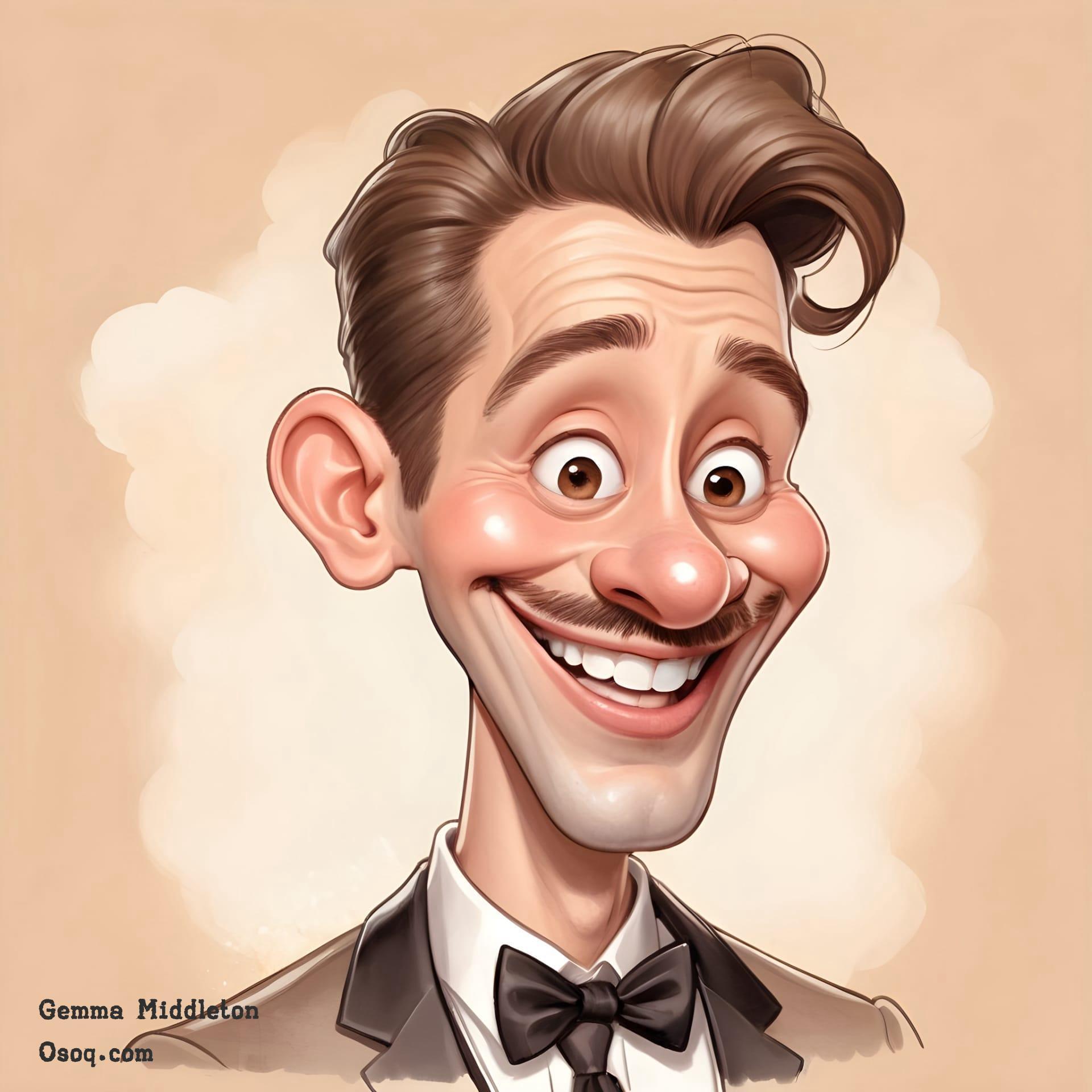 Caricature of a man 02