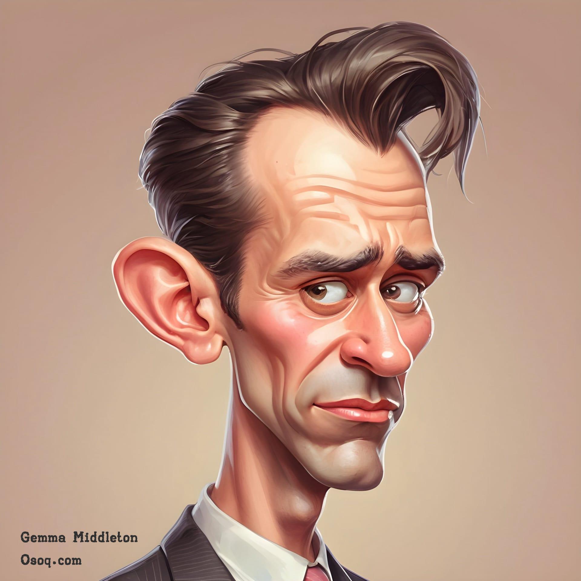 Caricature of a man 03