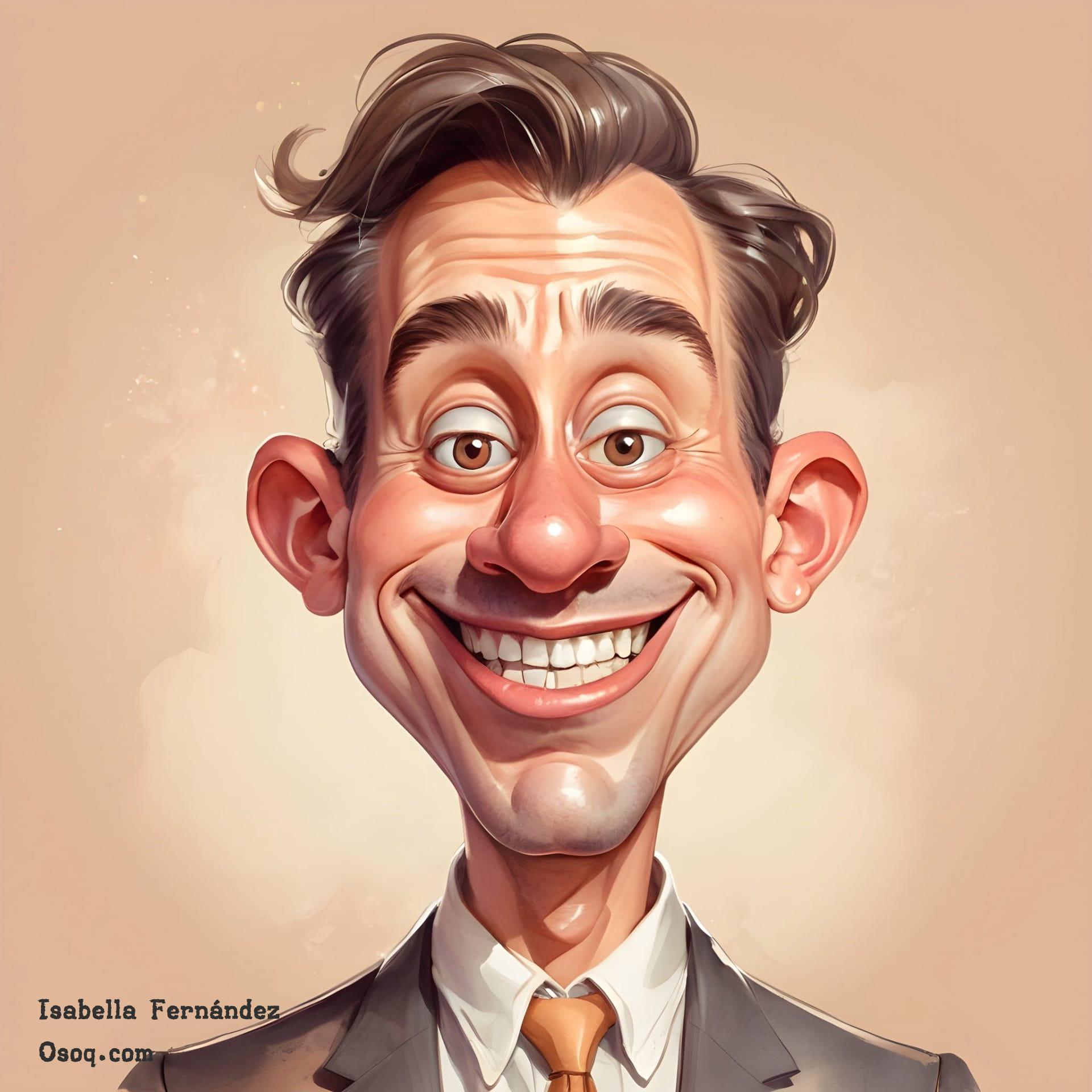 Caricature of a man 06