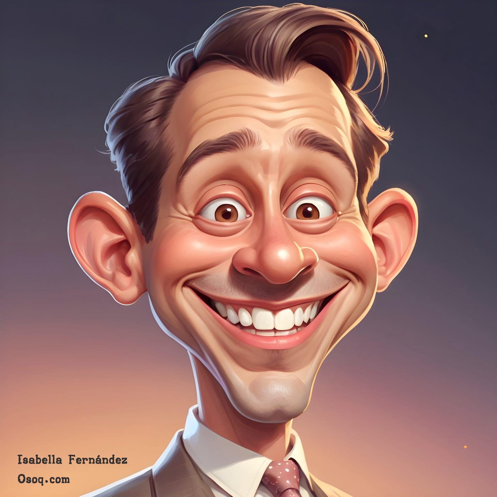 Caricature of a man 07