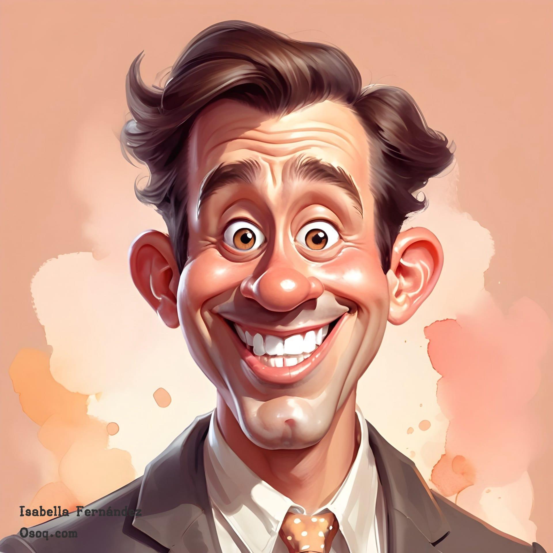 Caricature of a man 08