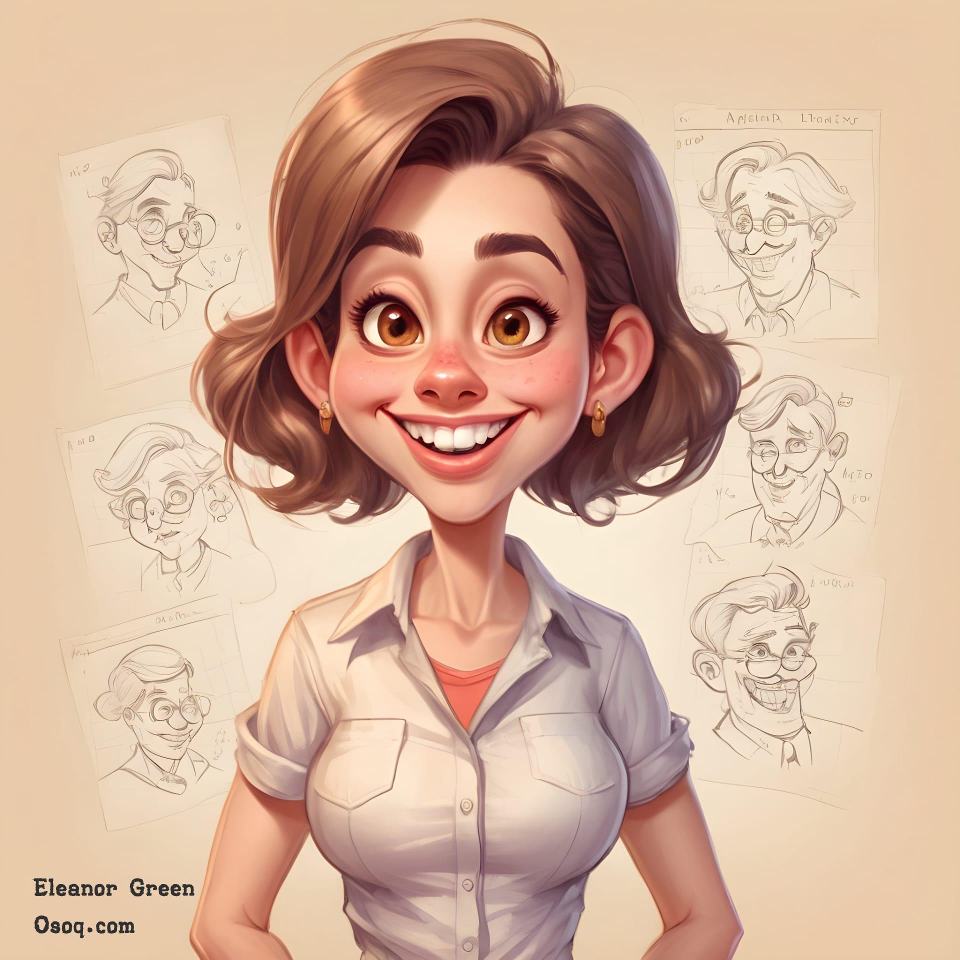 Caricature of a teacher 04