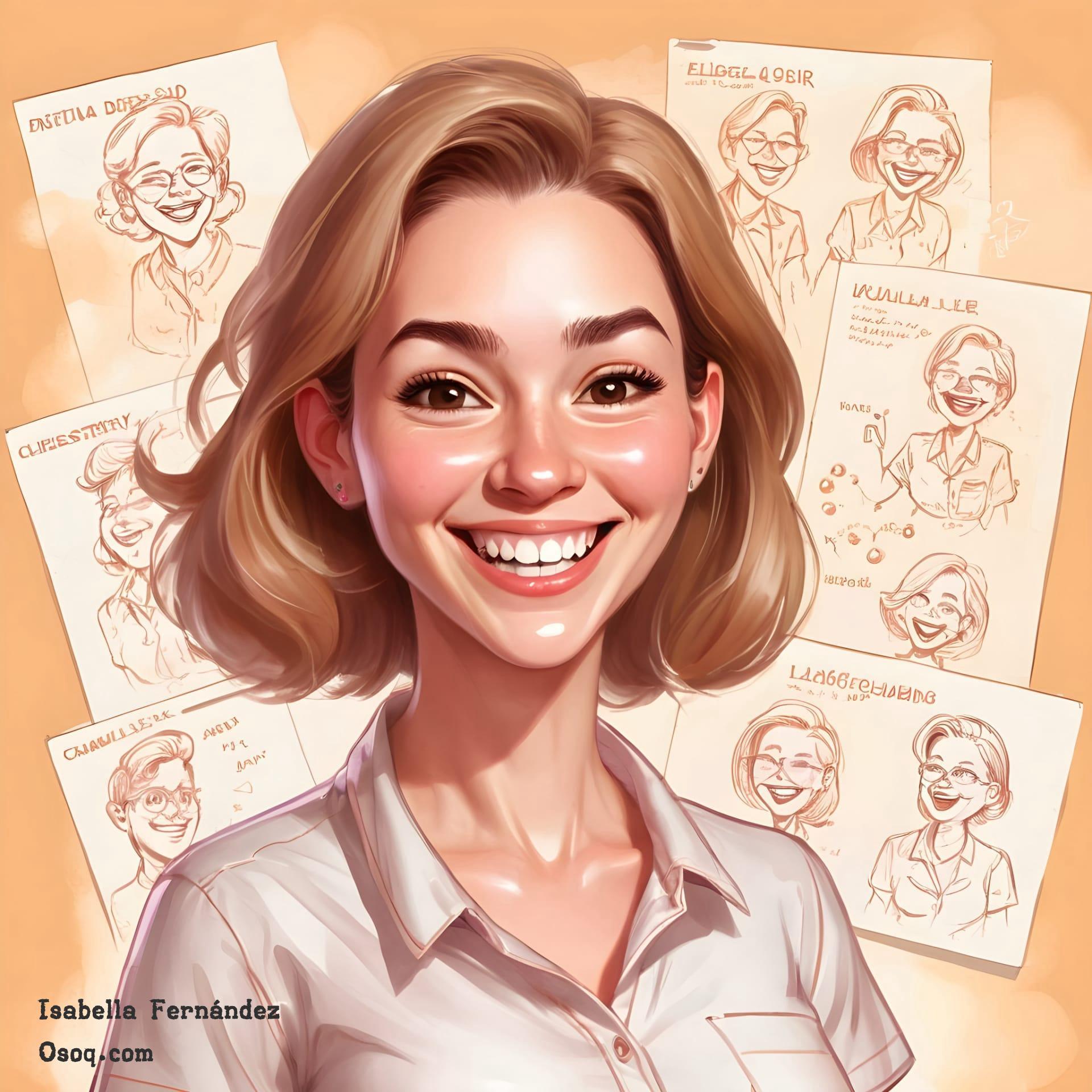 Caricature of a teacher 06