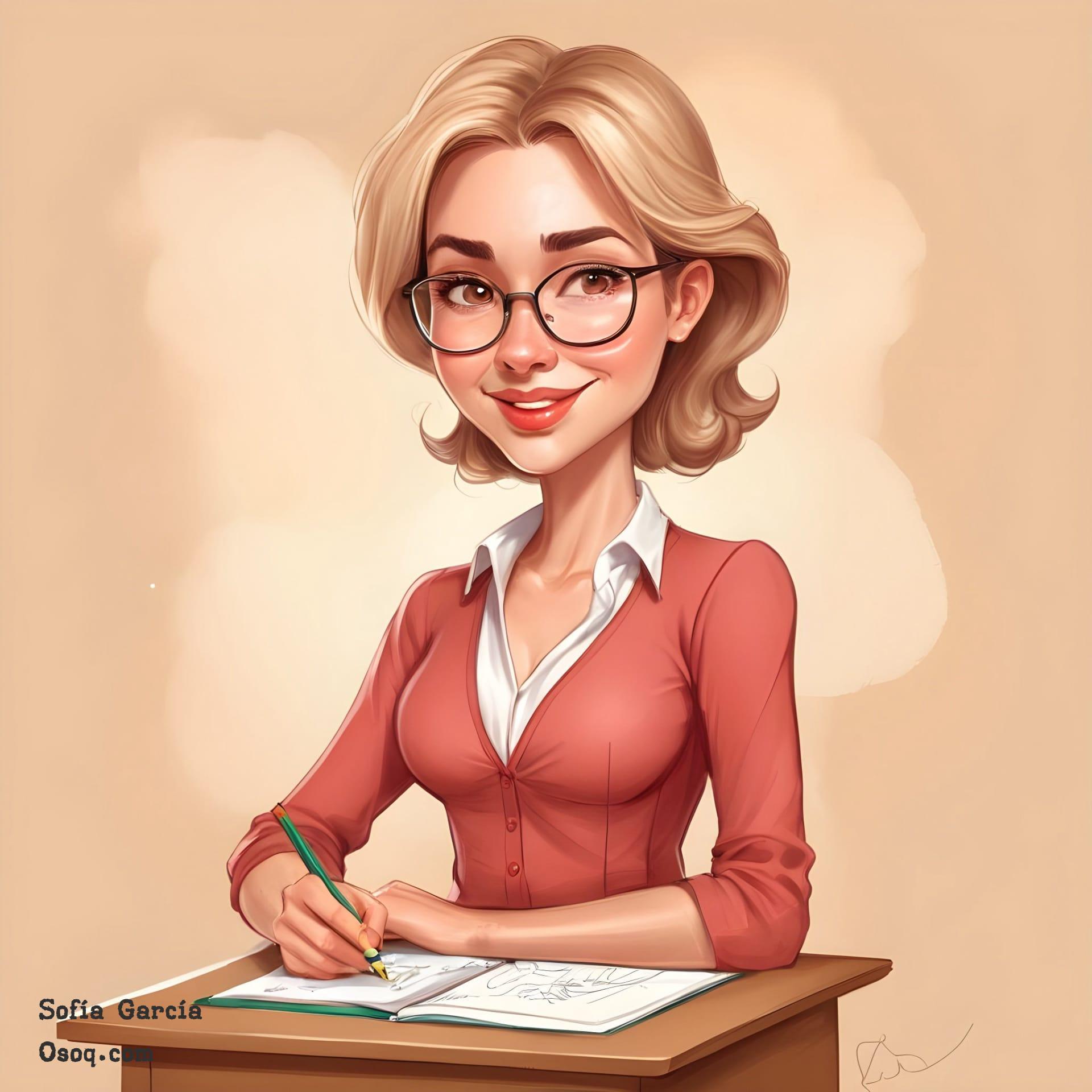 Caricature of a teacher 15