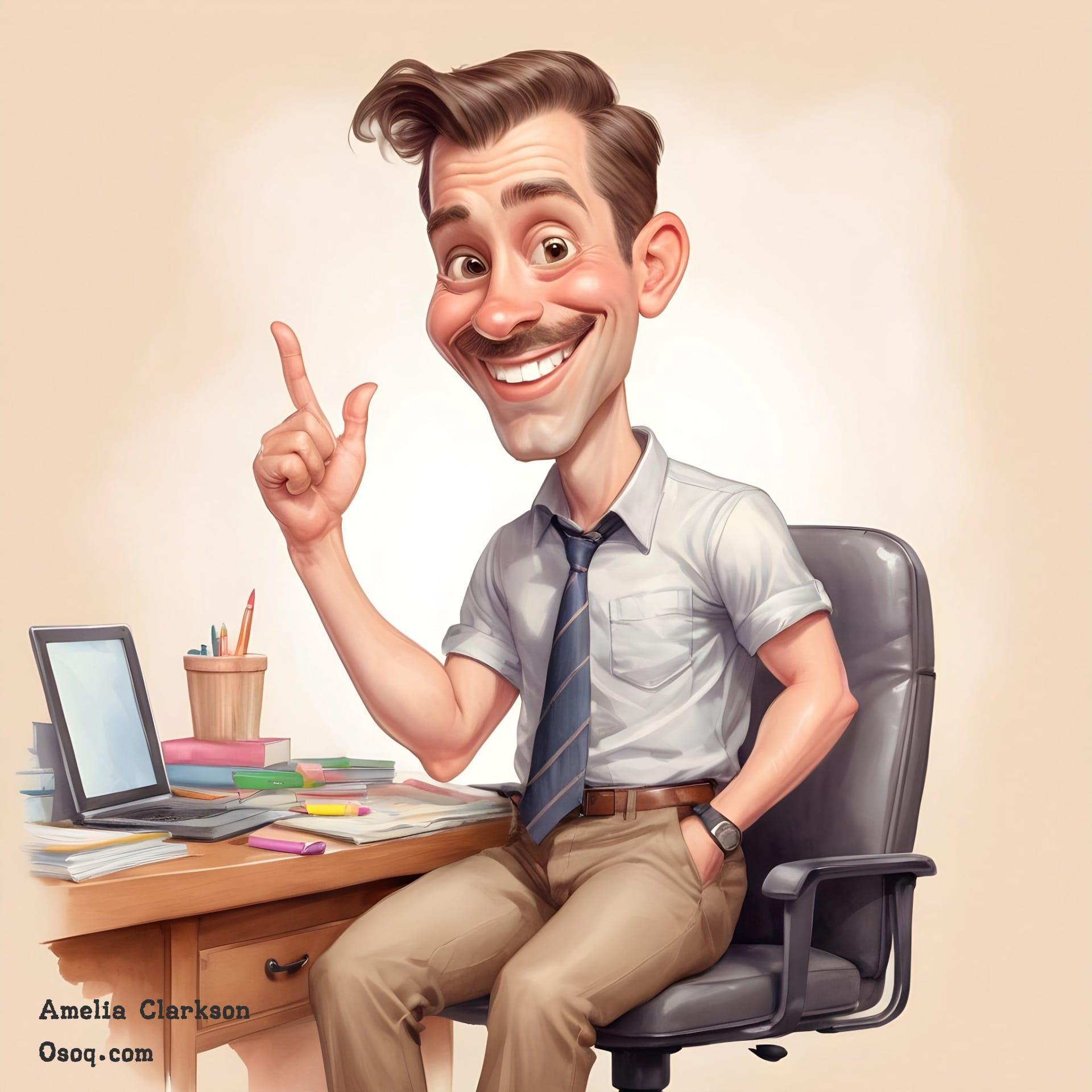 Caricature of a teacher 20