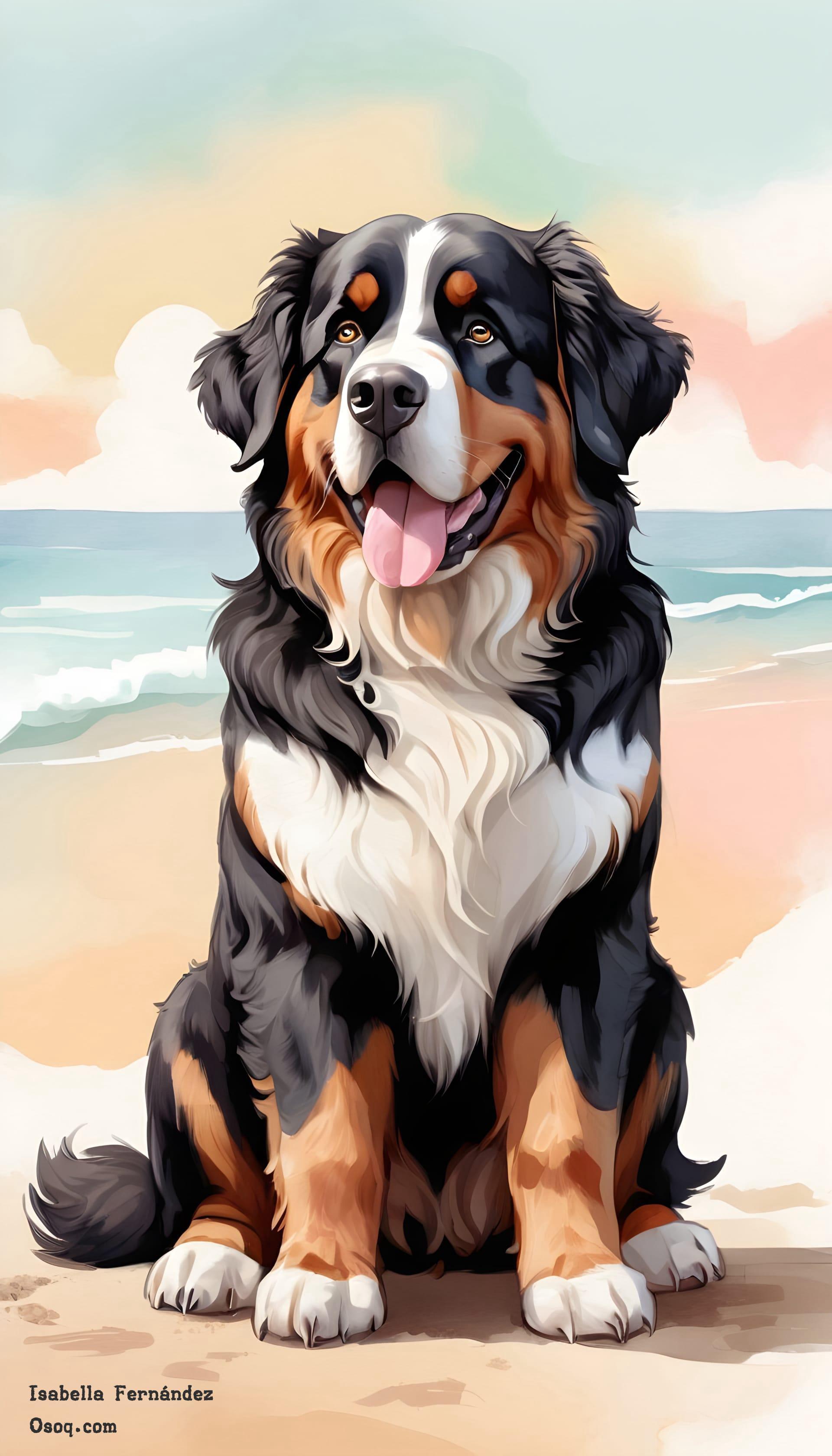 Cartoon dog portrait 07