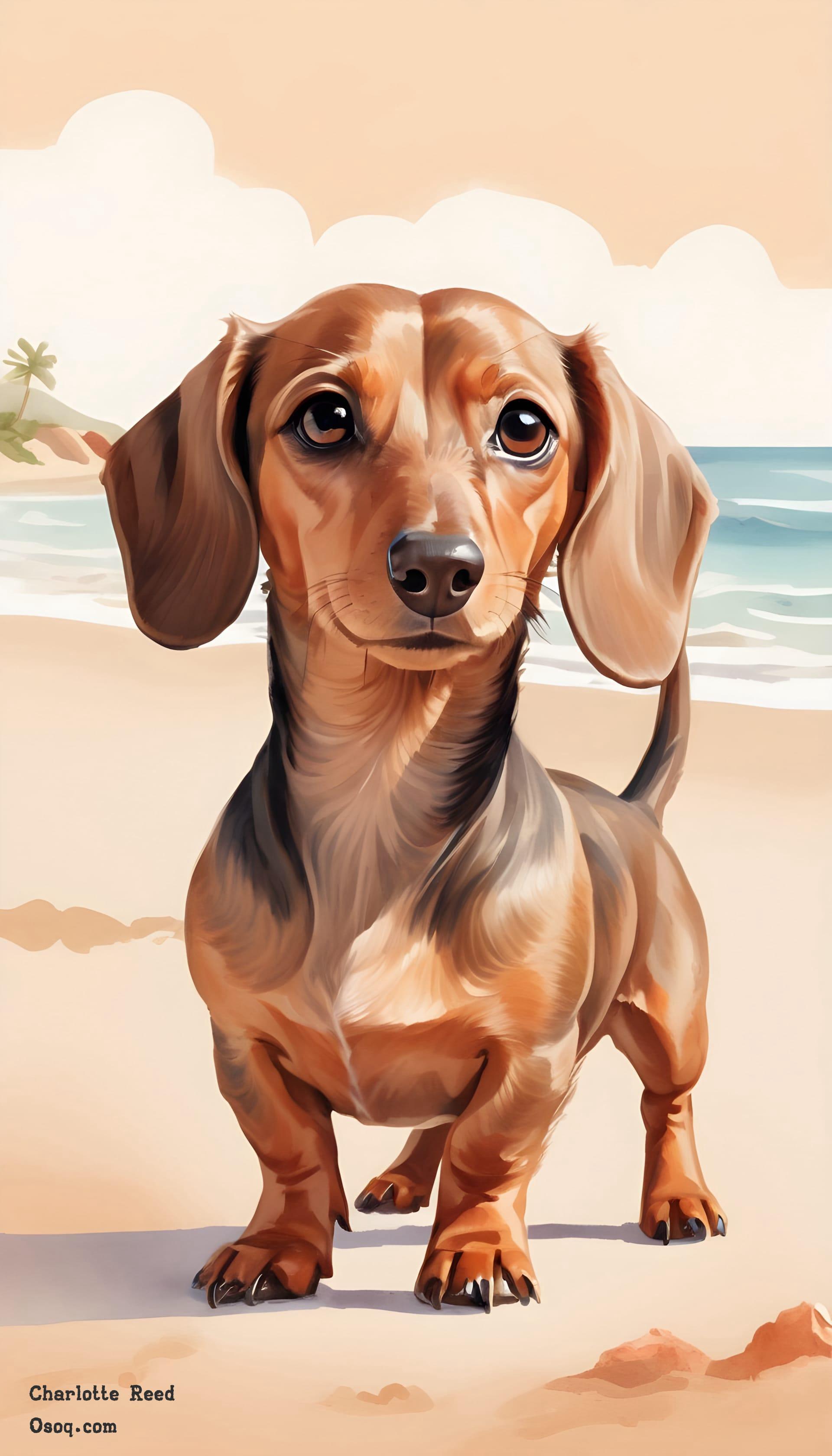 Cartoon dog portrait 11