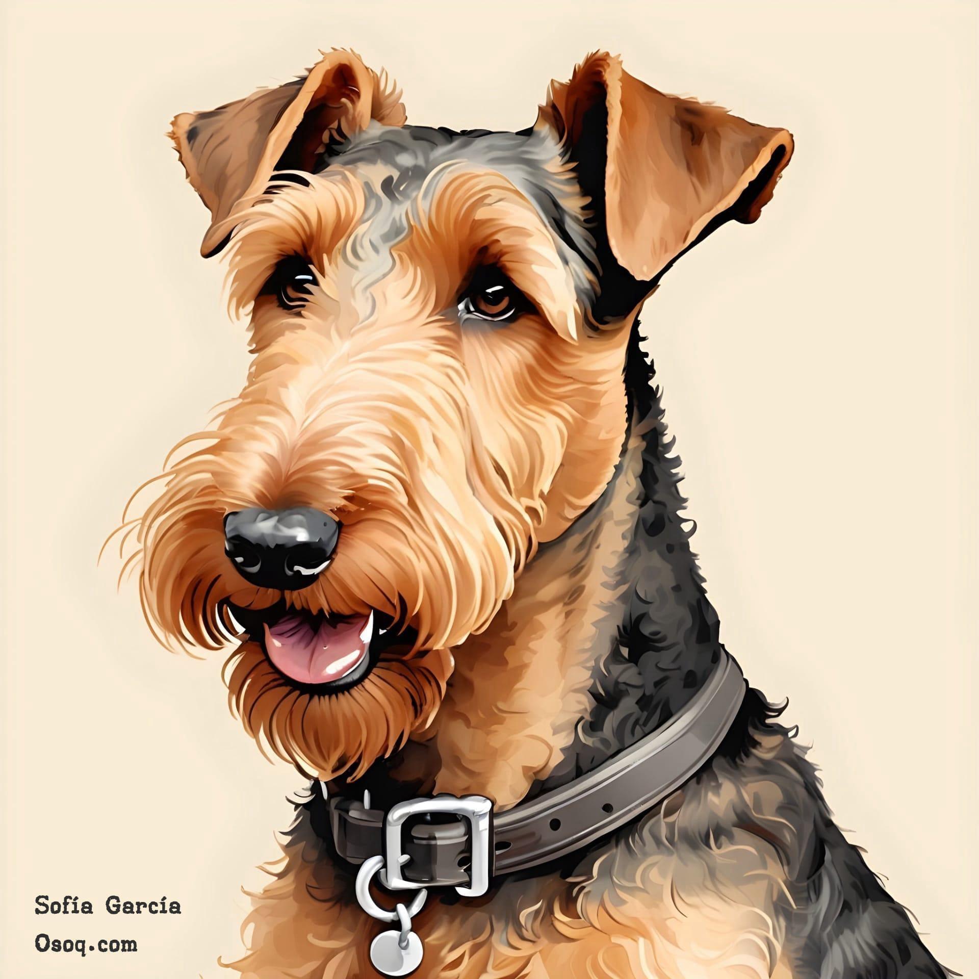 Cartoon dog portrait 13