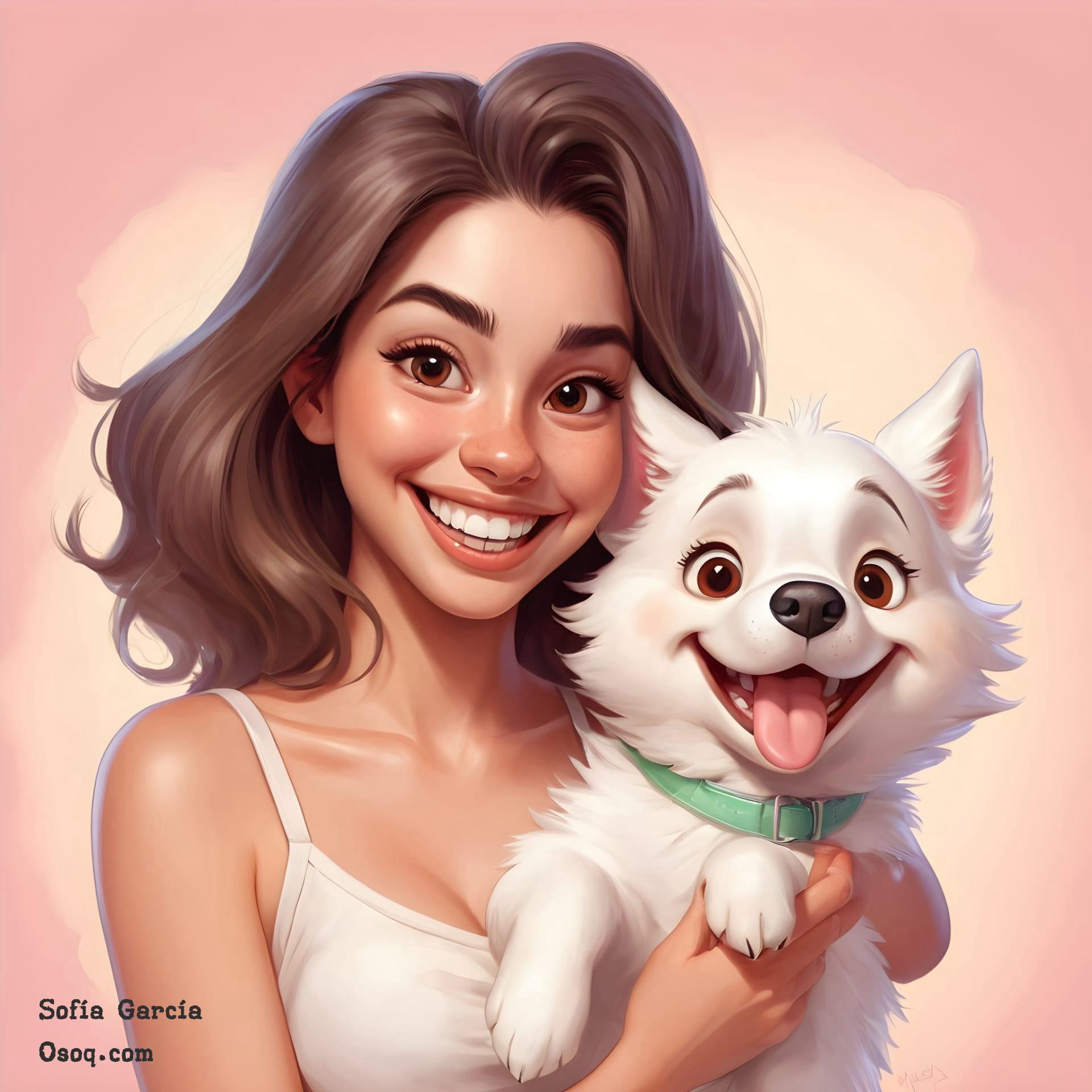 Cartoon dog portrait 15