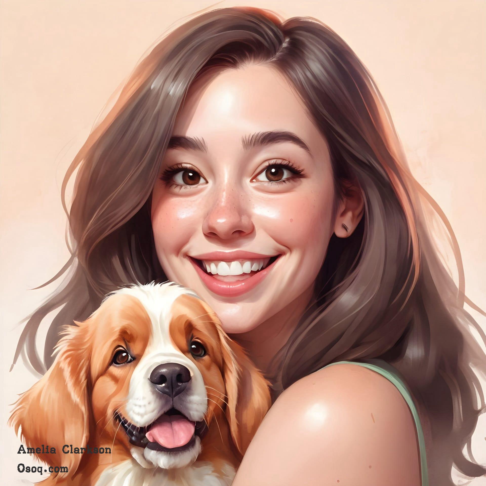 Cartoon dog portrait 18