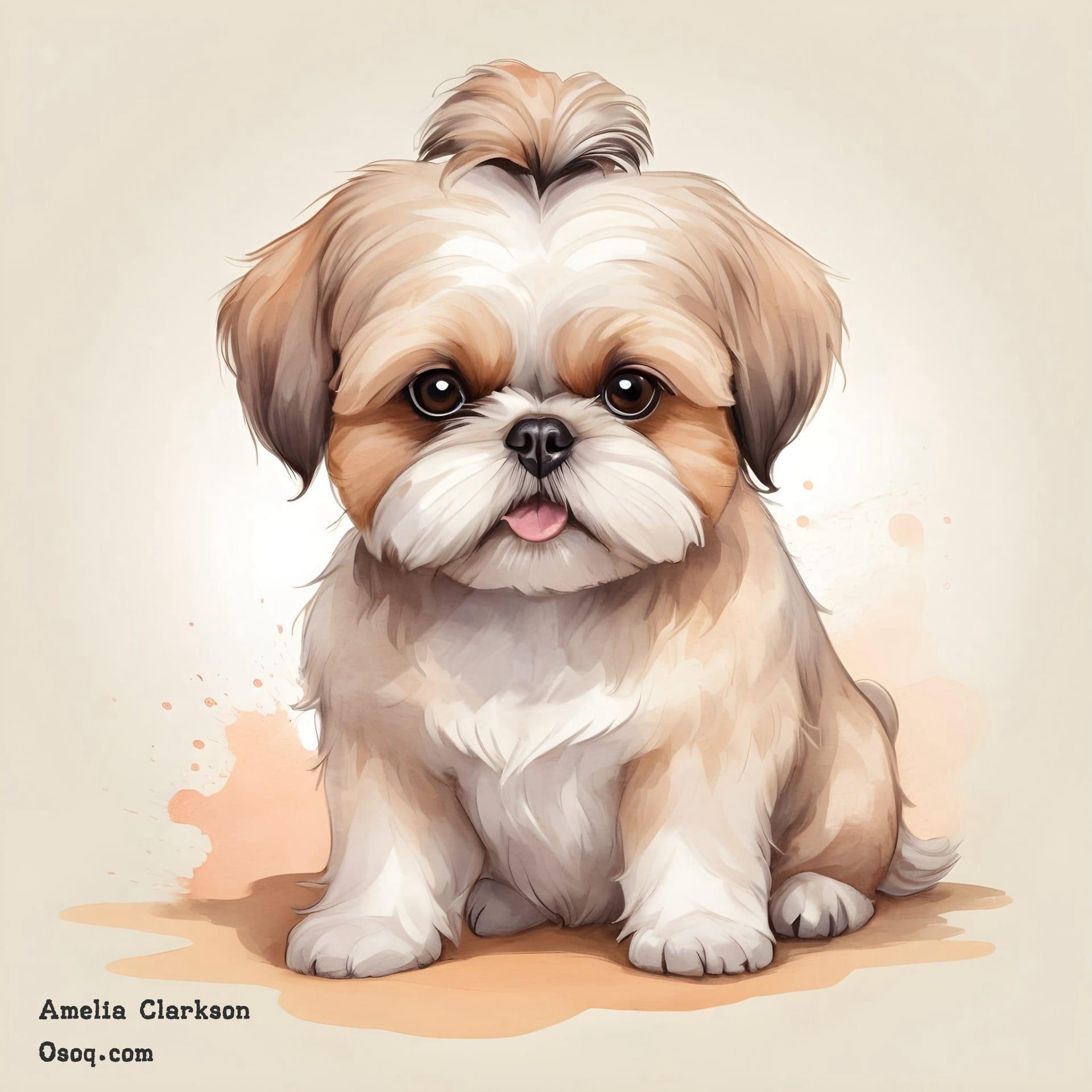 Cartoon dog portrait 19