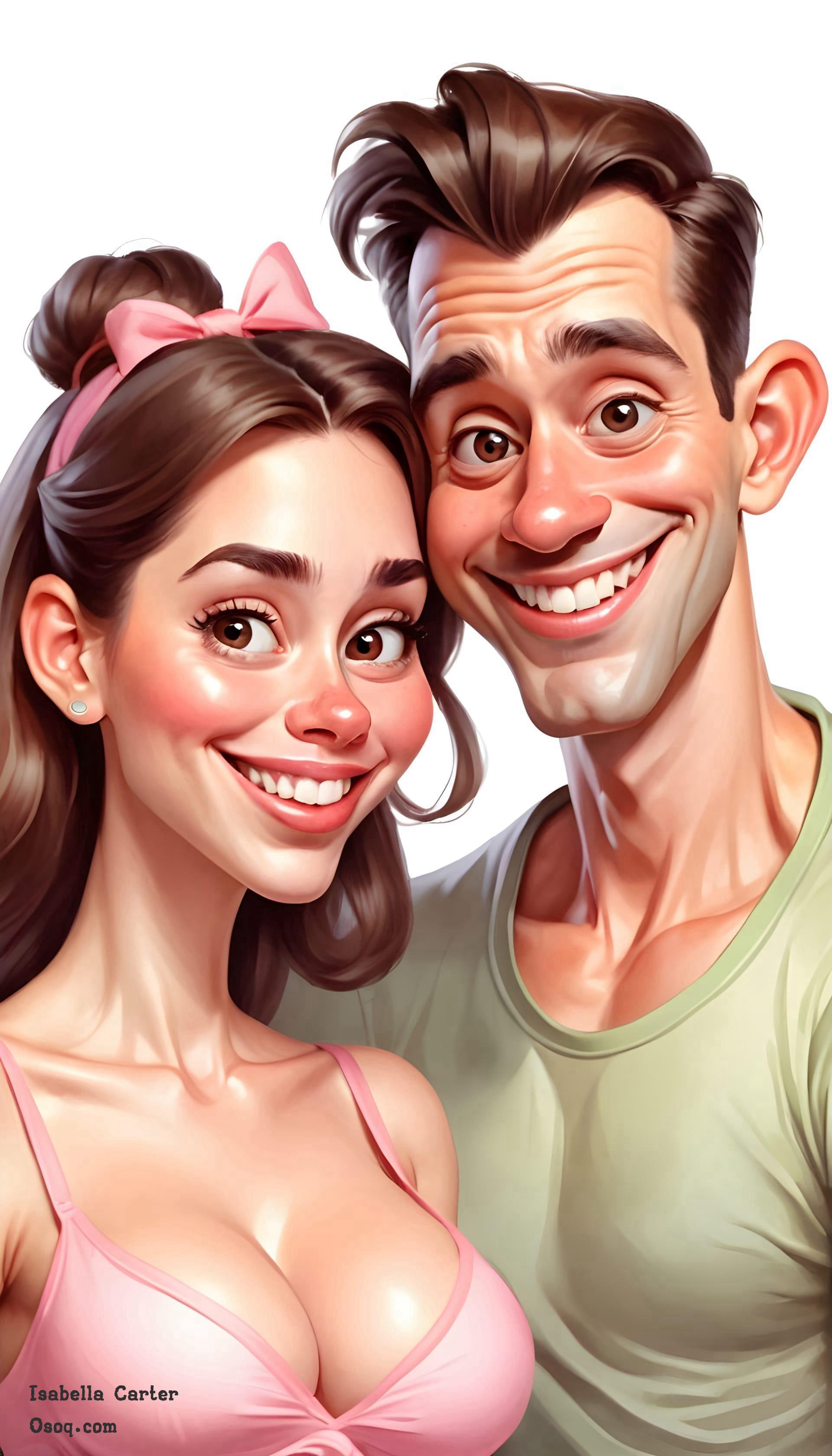 Couple caricature 03