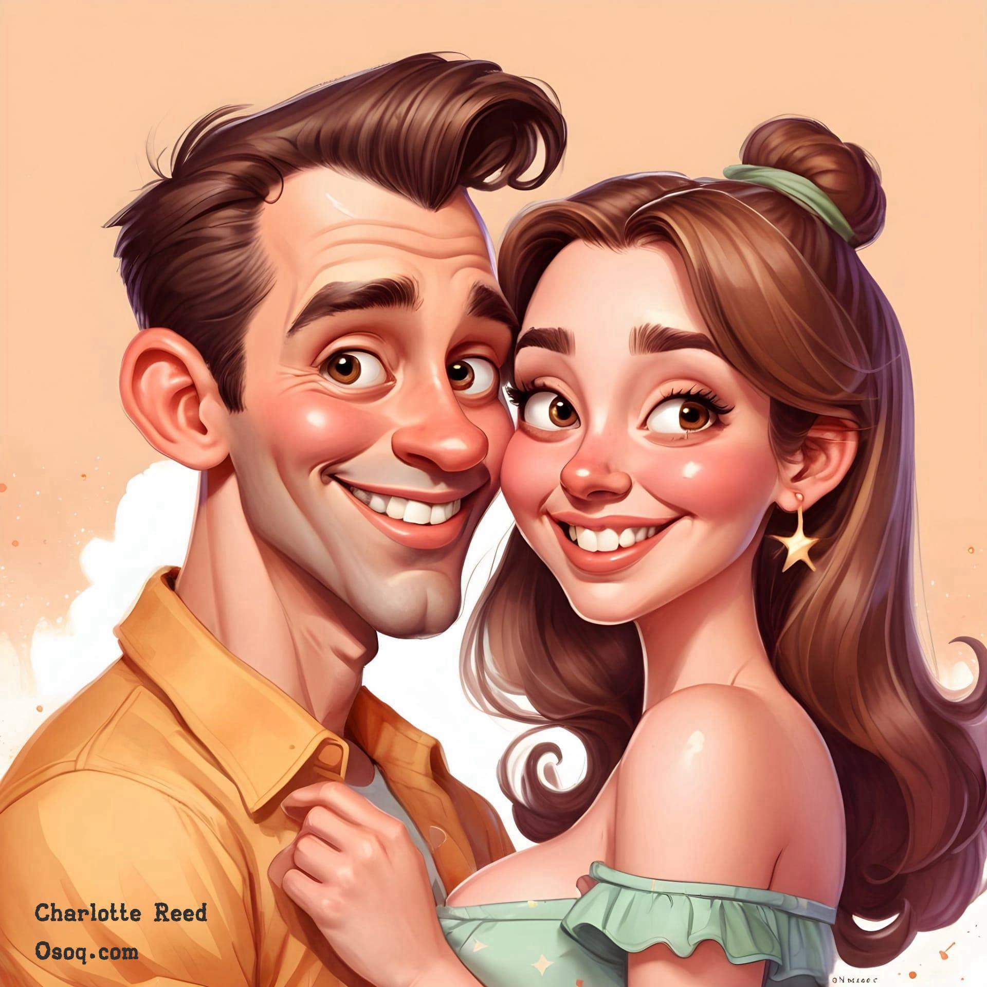 Couple caricature 05