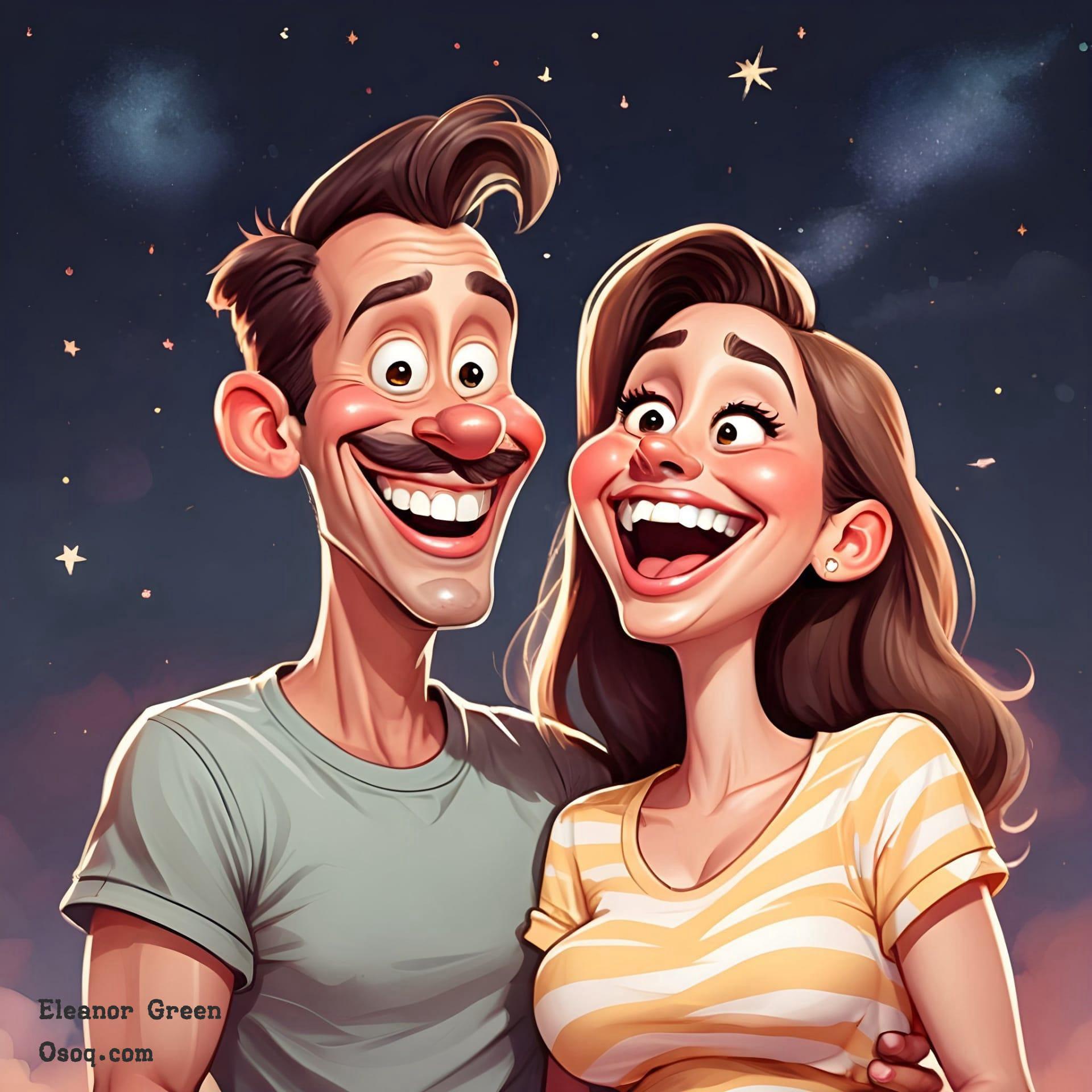 Couple caricature 15