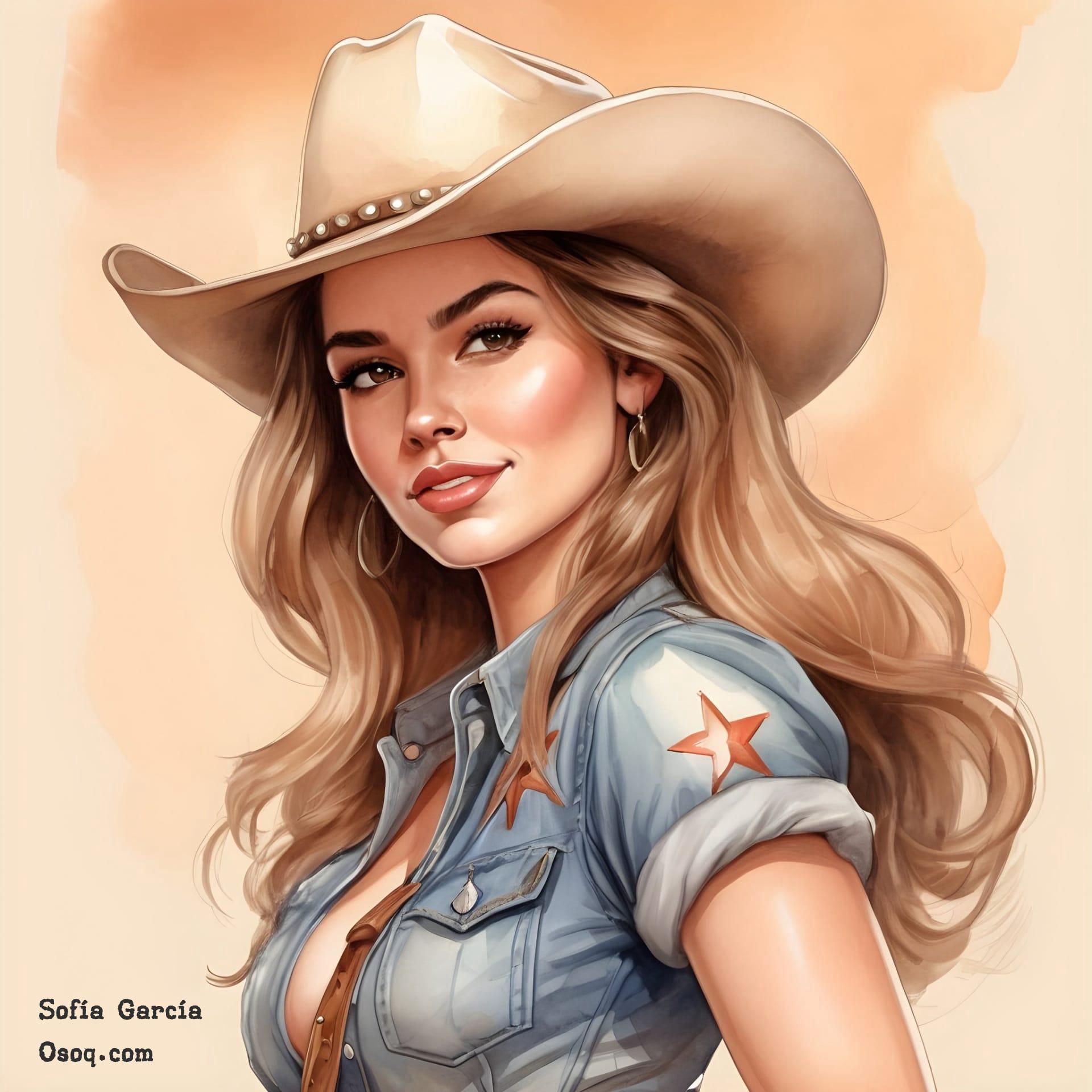 Cowboy caricature 02