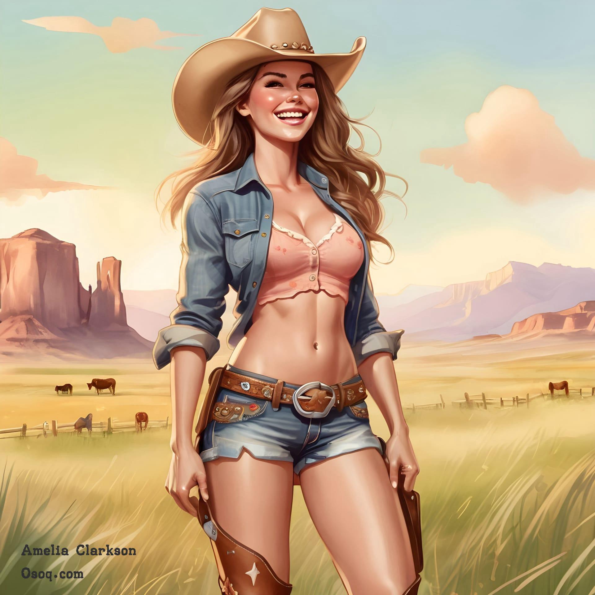 Cowboy caricature 20