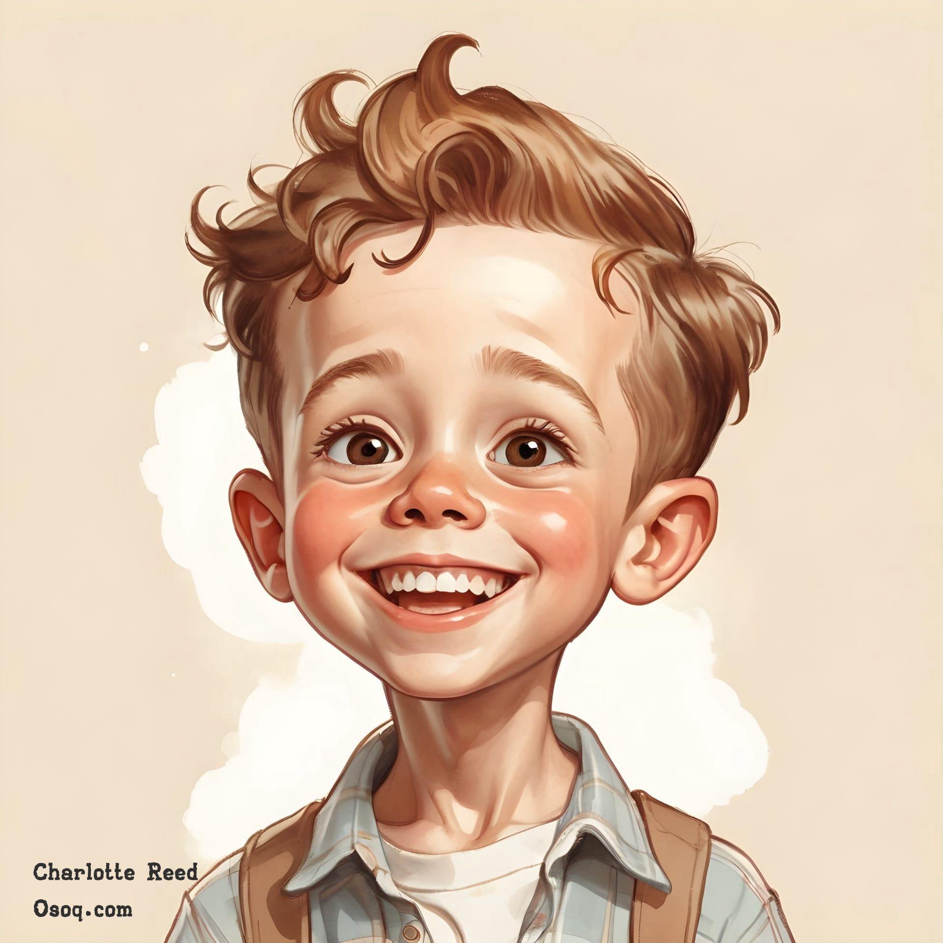 Custom cartoon portrait 04