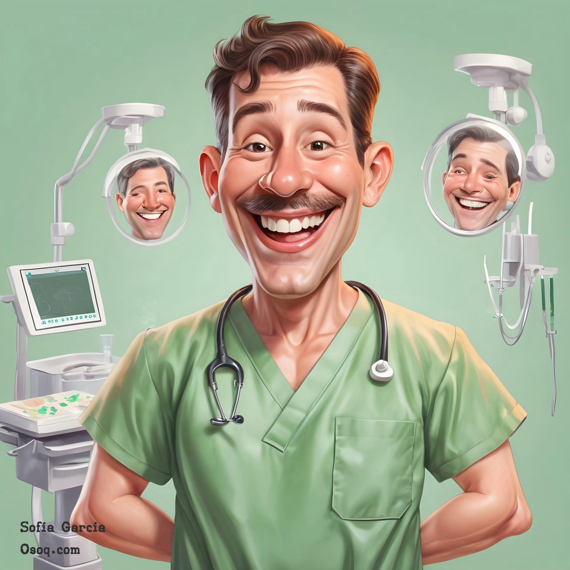 Doctor caricature 11